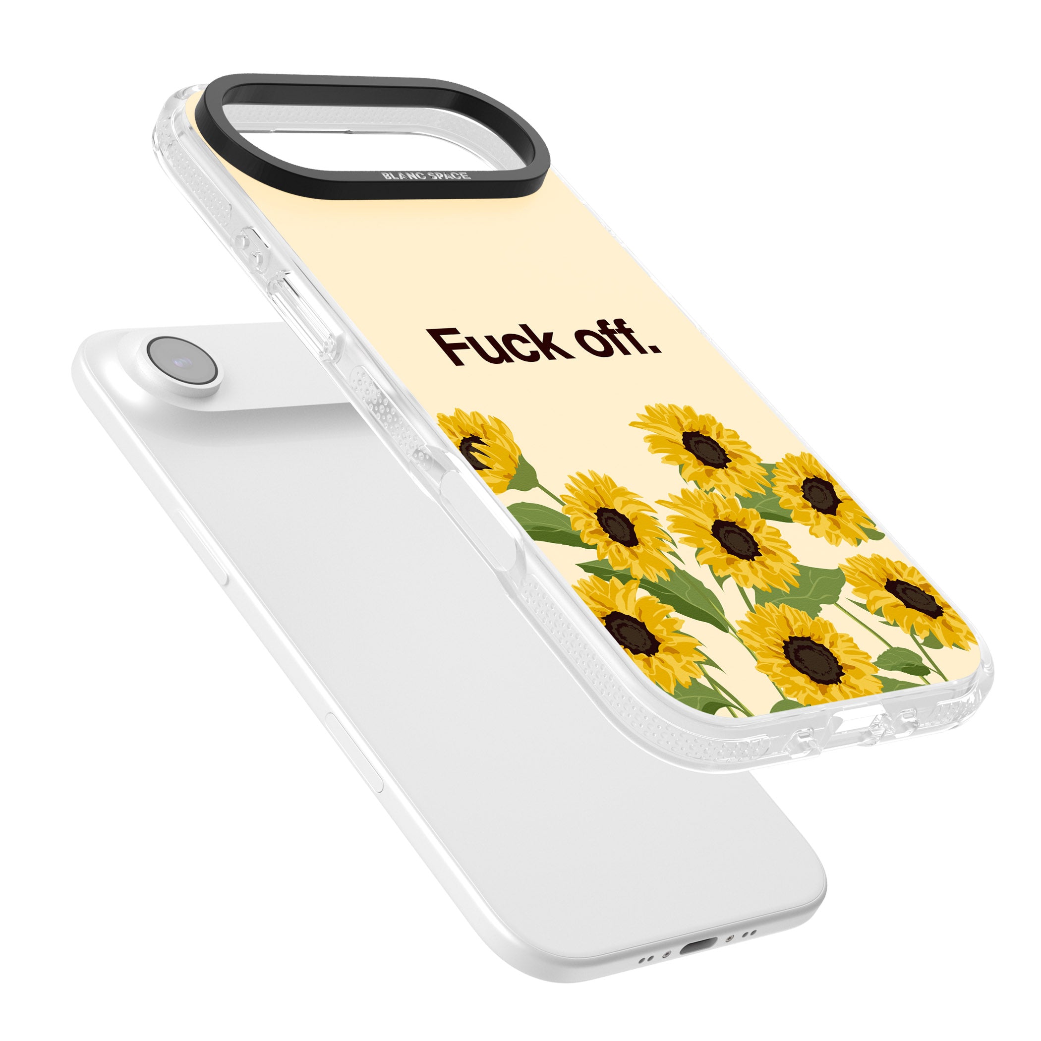 F*Ck Off iPhone 17 Air Impact Air Clear Phone Case Colours