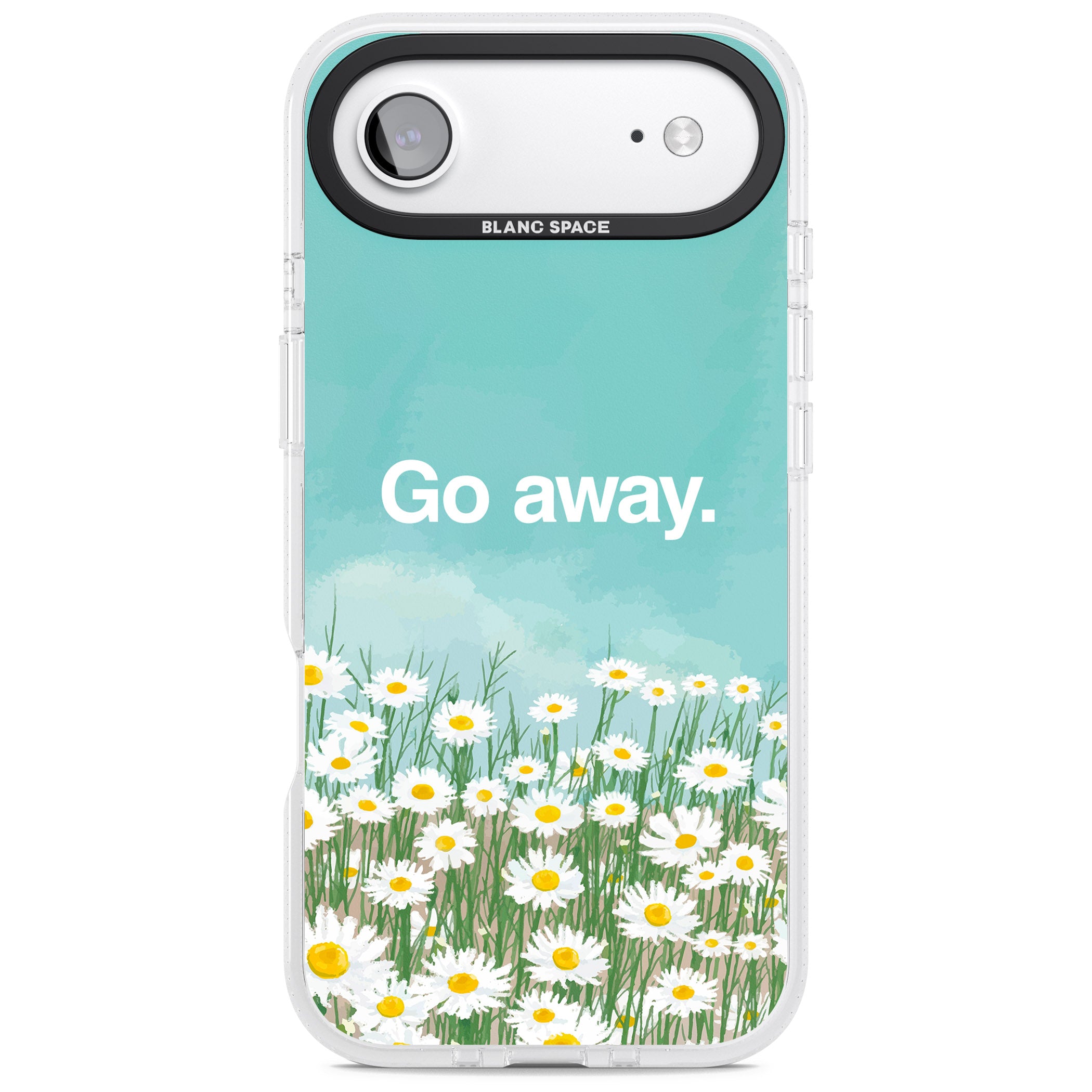 Go Away iPhone 17 Air Impact Air Clear Phone Case