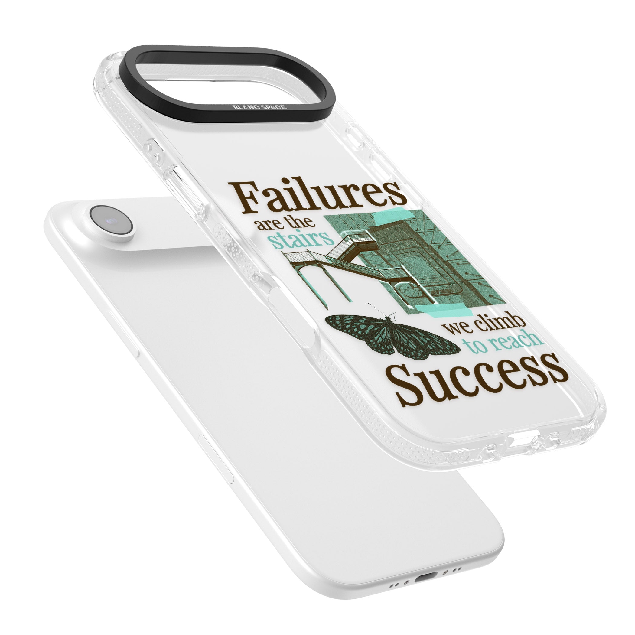 Fail To Succeed iPhone 17 Air Impact Air Clear Phone Case Colours