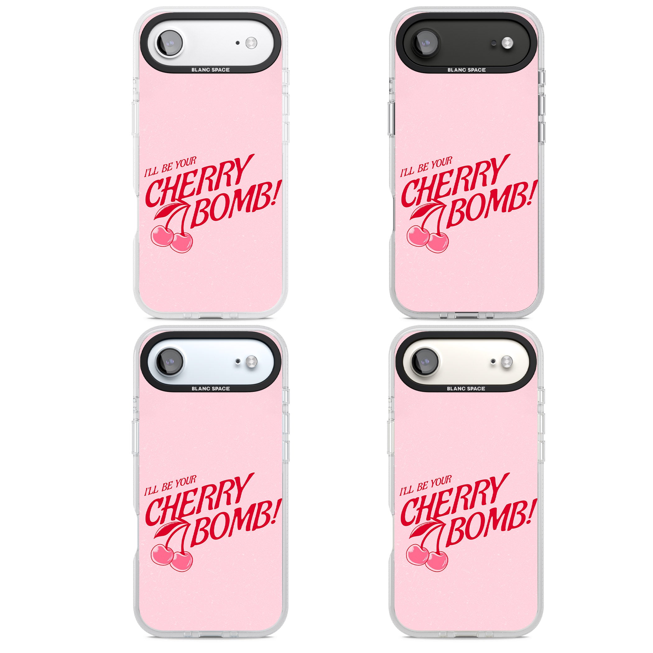 Your Cherry Bomb iPhone 17 Air Impact Air Clear Phone Case APT Impact Protection