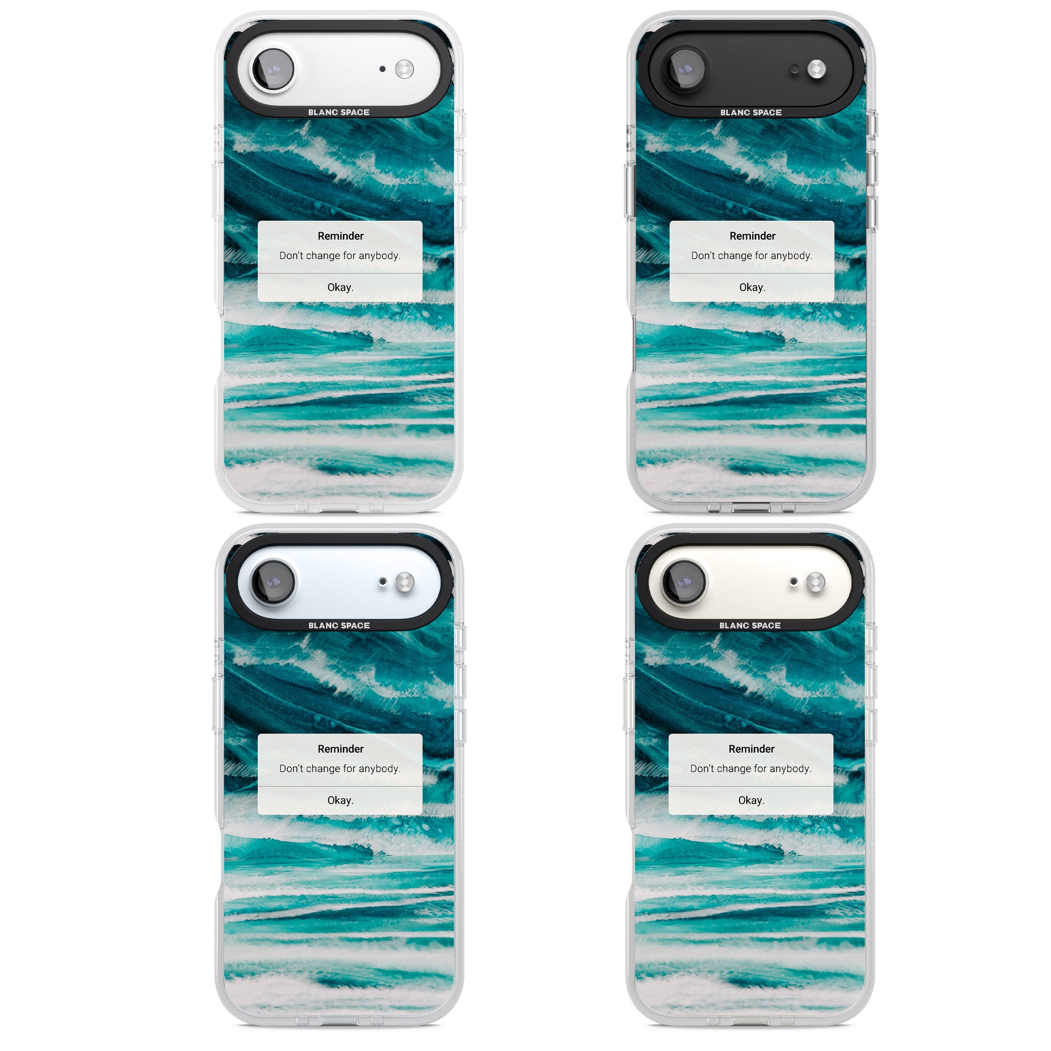 Ocean Vibe Reminder iPhone 17 Air Impact Air Clear Phone Case APT Impact Protection