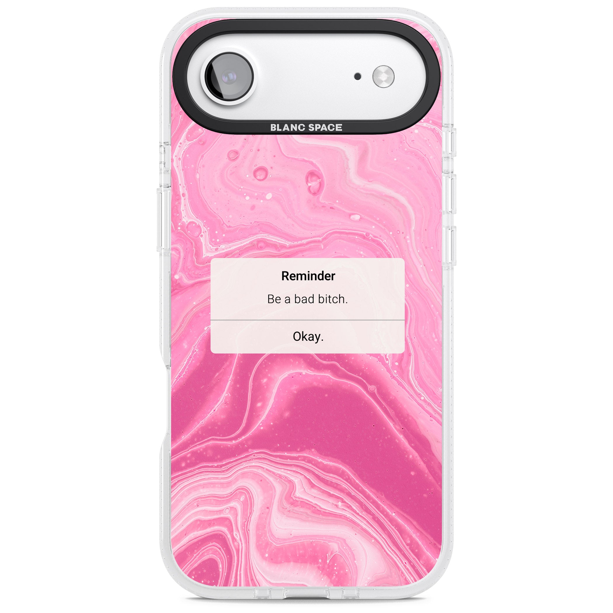 Bad Bitch Reminder iPhone 17 Air Impact Air Clear Phone Case