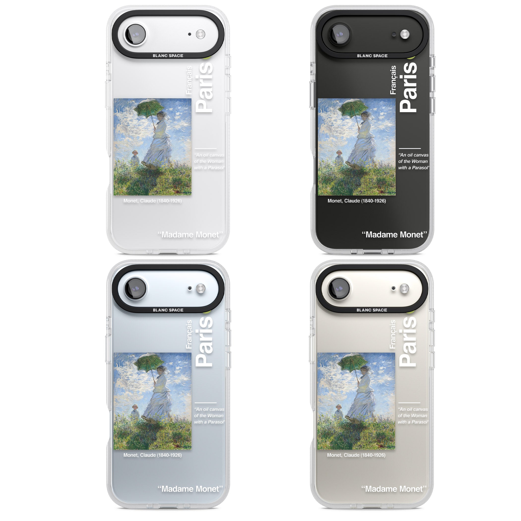 Madame Monet And Her Son iPhone 17 Air Impact Air Clear Phone Case APT Impact Protection