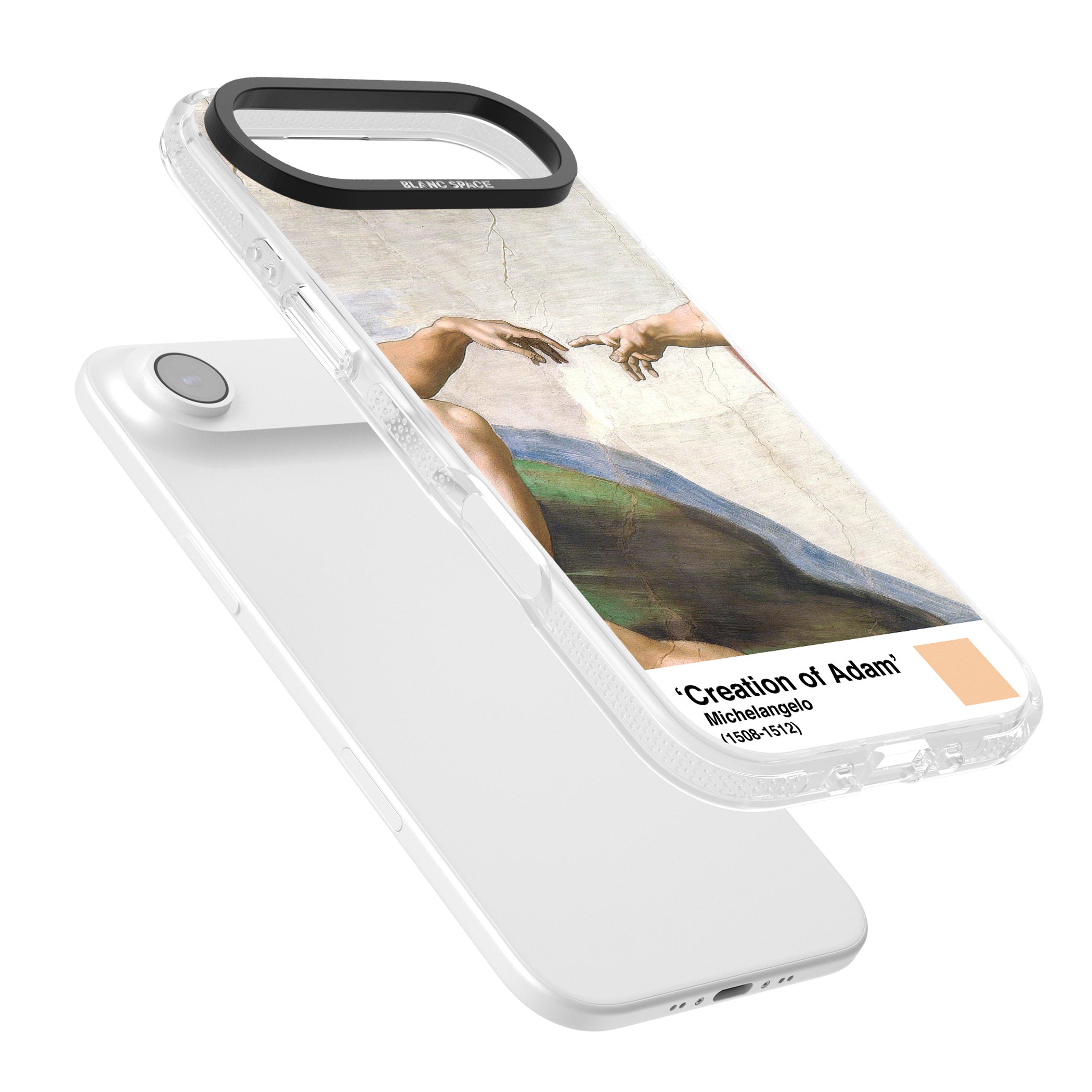 Creation Of Adam iPhone 17 Air Impact Air Clear Phone Case Colours