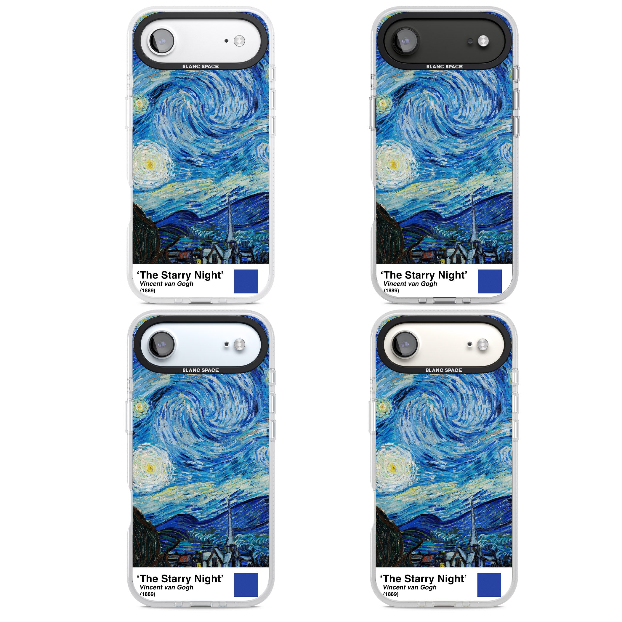 The Starry Night iPhone 17 Air Impact Air Clear Phone Case APT Impact Protection