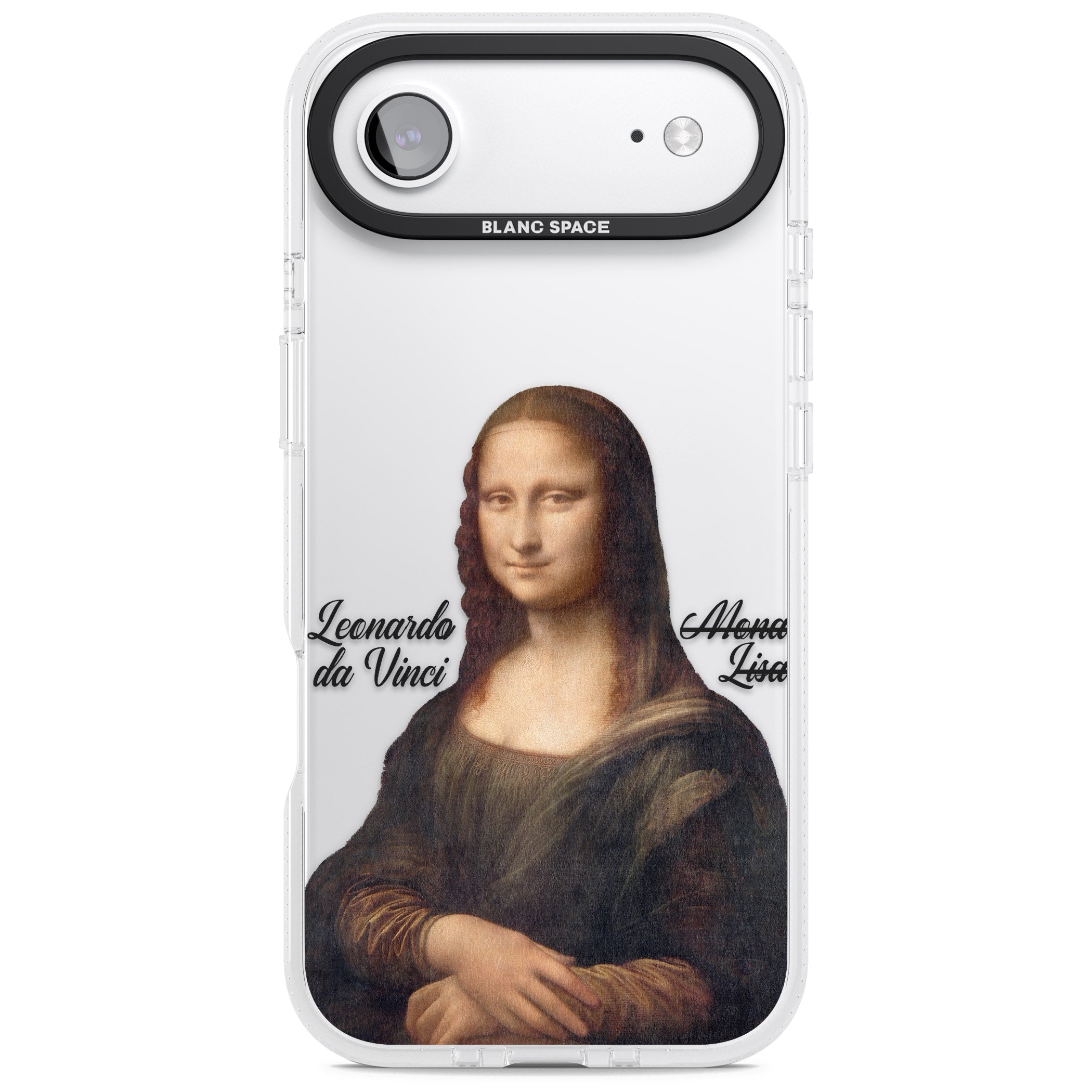Mona Lisa Cutout iPhone 17 Air Impact Air Clear Phone Case