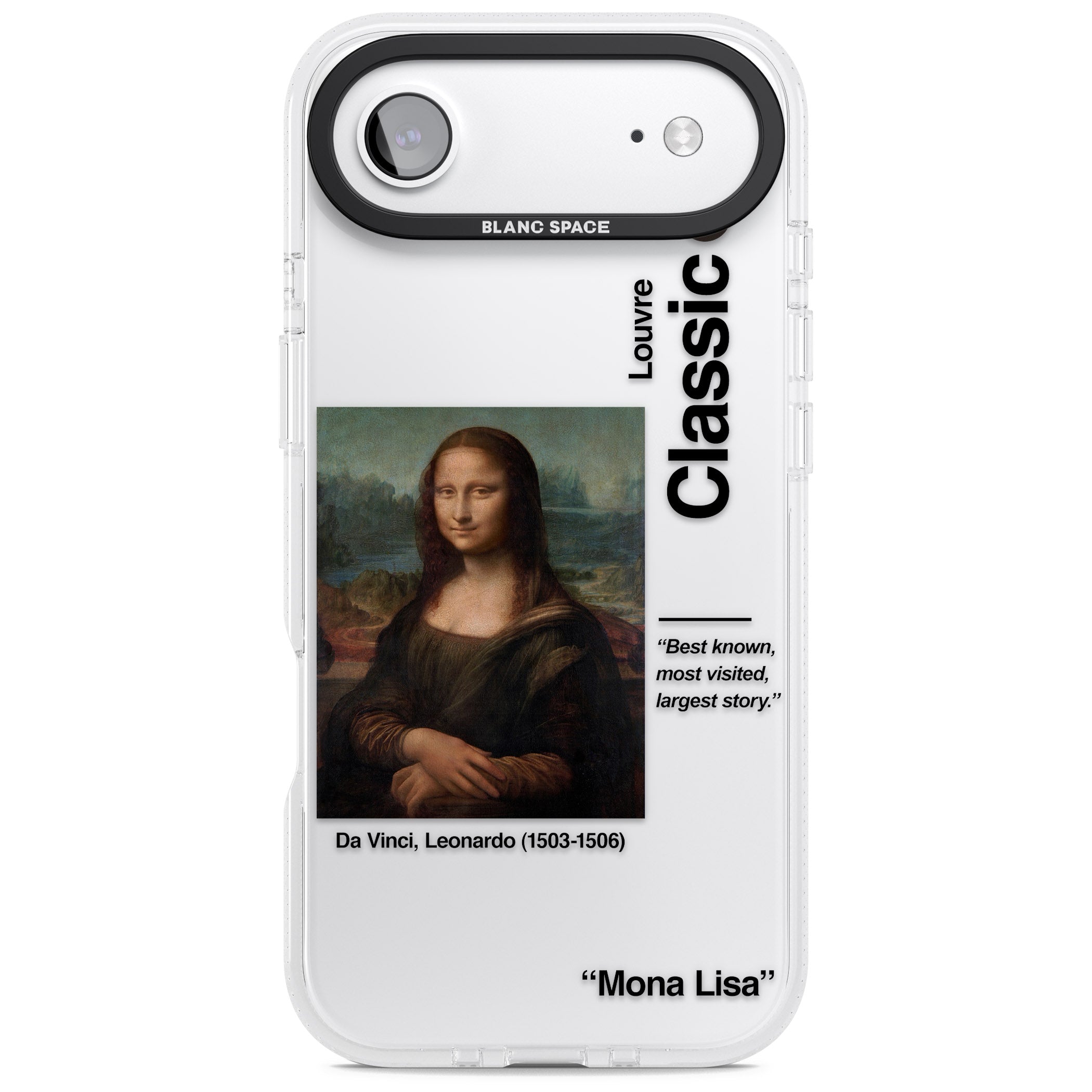 Mona Lisa Leonardo Da Vinci iPhone 17 Air Impact Air Clear Phone Case