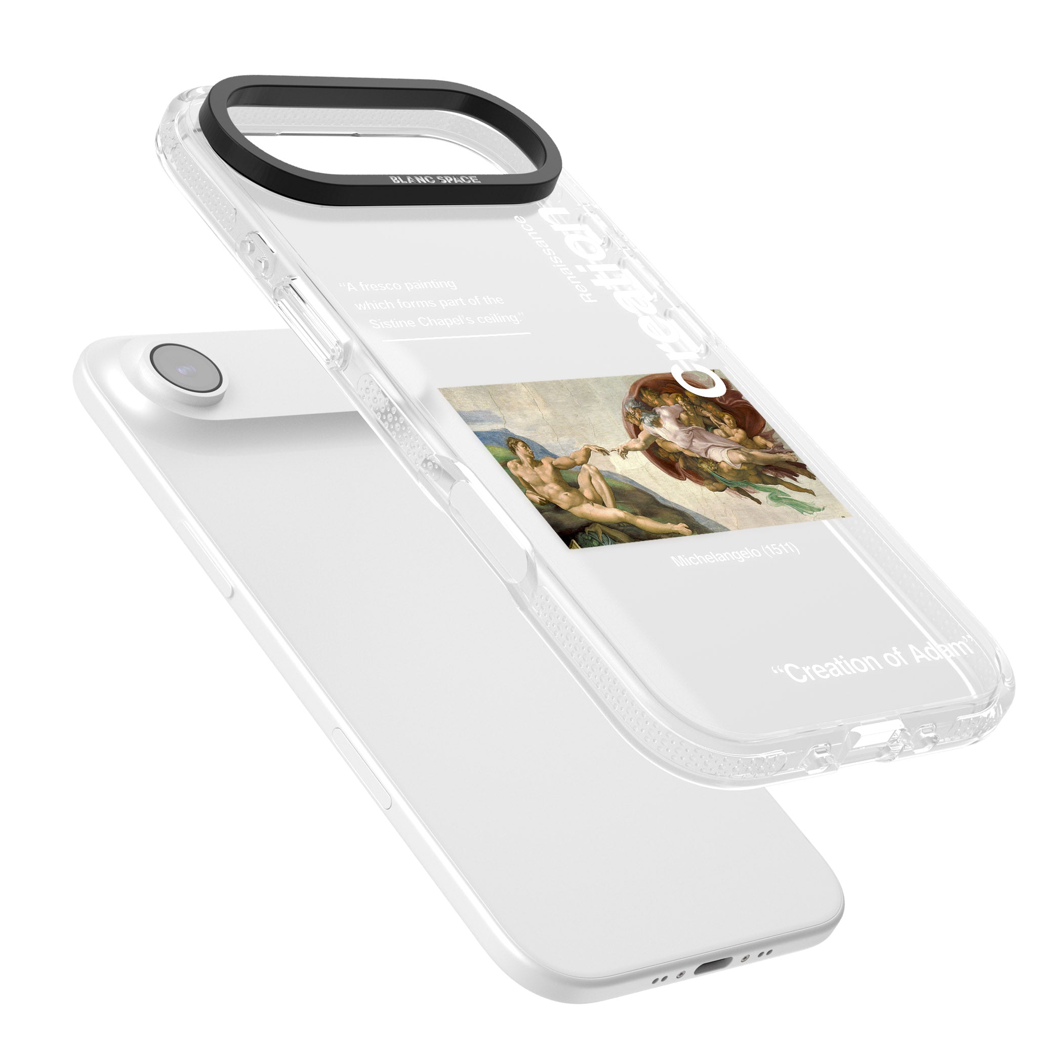 Creation Of Adam Michelangelo iPhone 17 Air Impact Air Clear Phone Case Colours