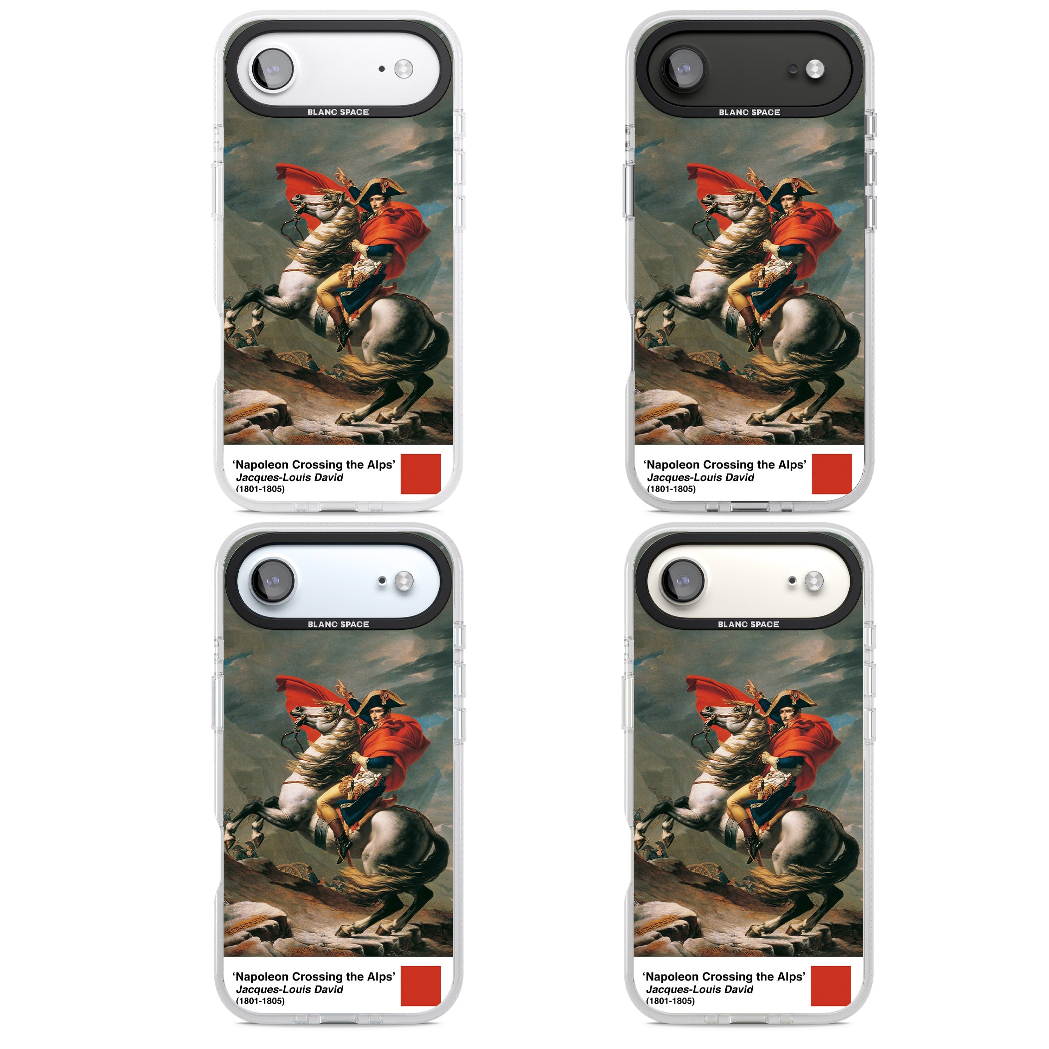 Napoleon Crossing The Alps iPhone 17 Air Impact Air Clear Phone Case APT Impact Protection