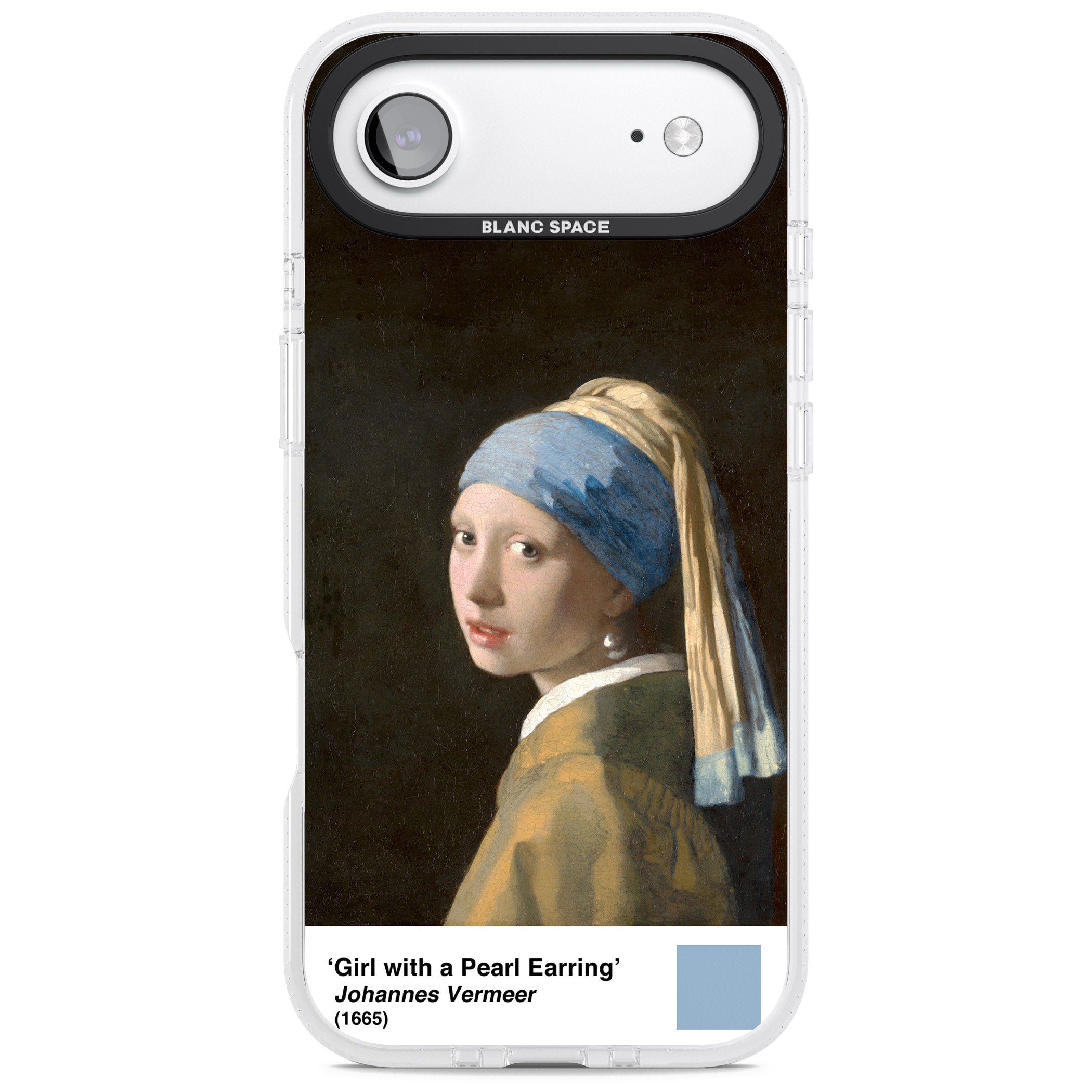 Girl With A Pearl Earring iPhone 17 Air Impact Air Clear Phone Case
