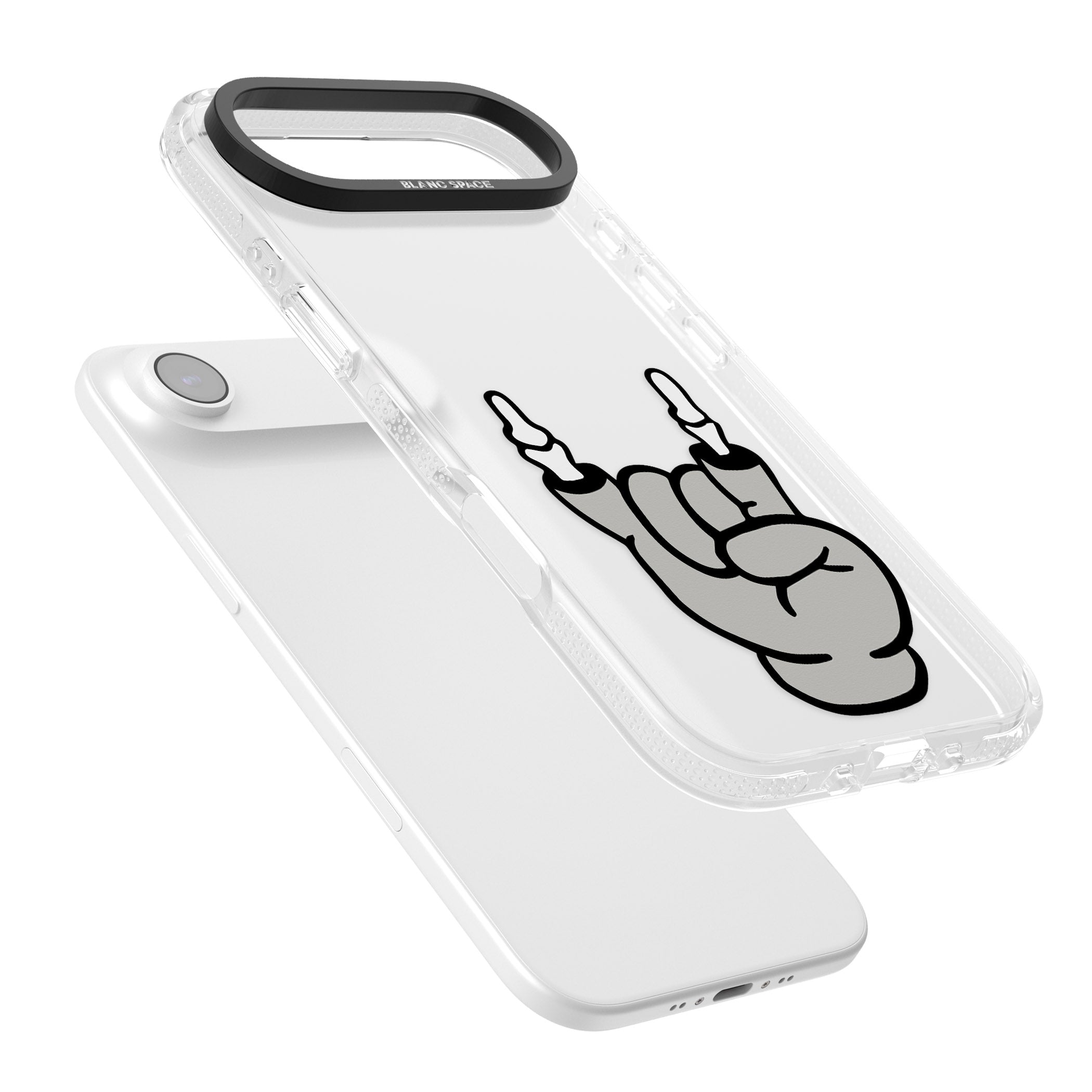 Rock 'Til You Drop iPhone 17 Air Impact Air Clear Phone Case Colours
