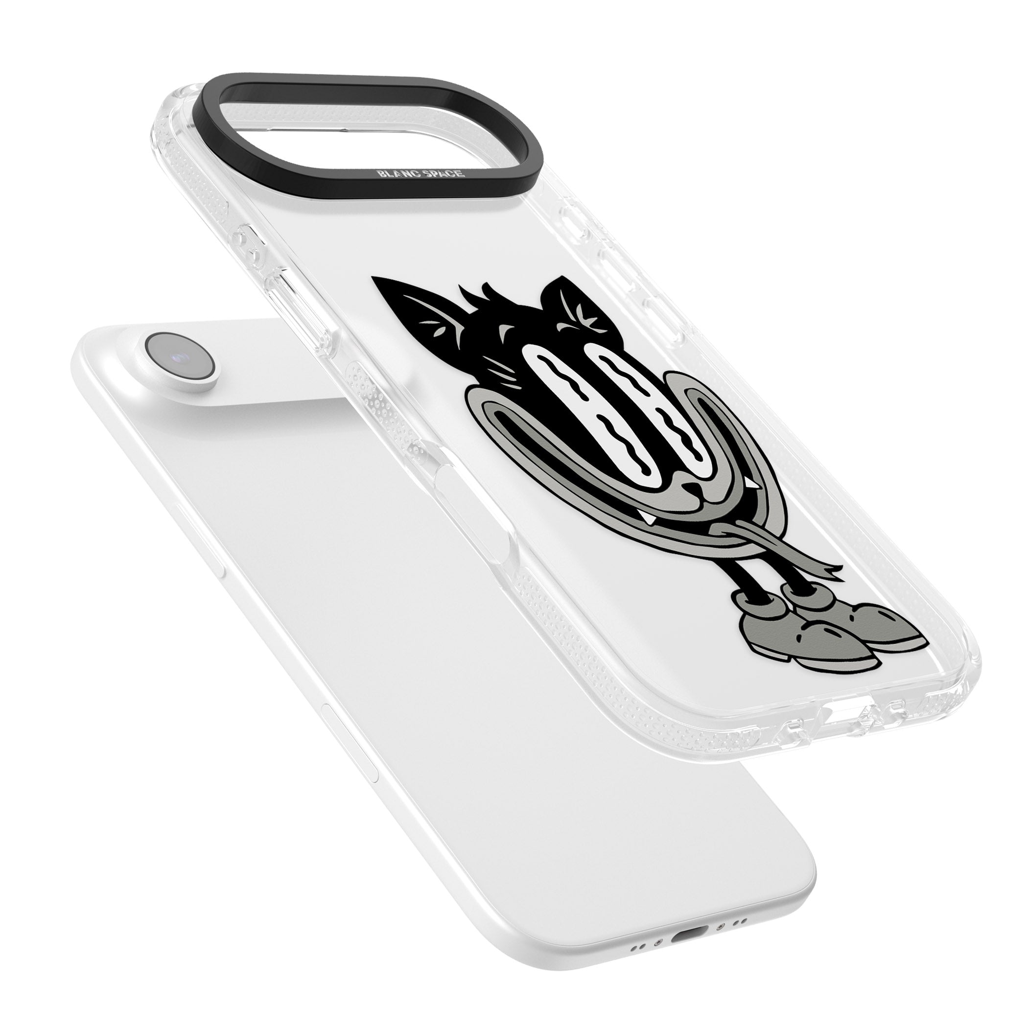 Faded Feline iPhone 17 Air Impact Air Clear Phone Case Colours