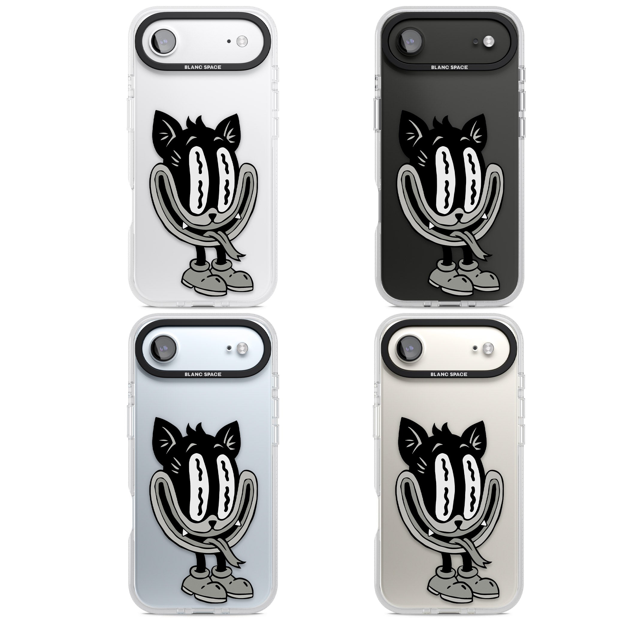 Faded Feline iPhone 17 Air Impact Air Clear Phone Case APT Impact Protection