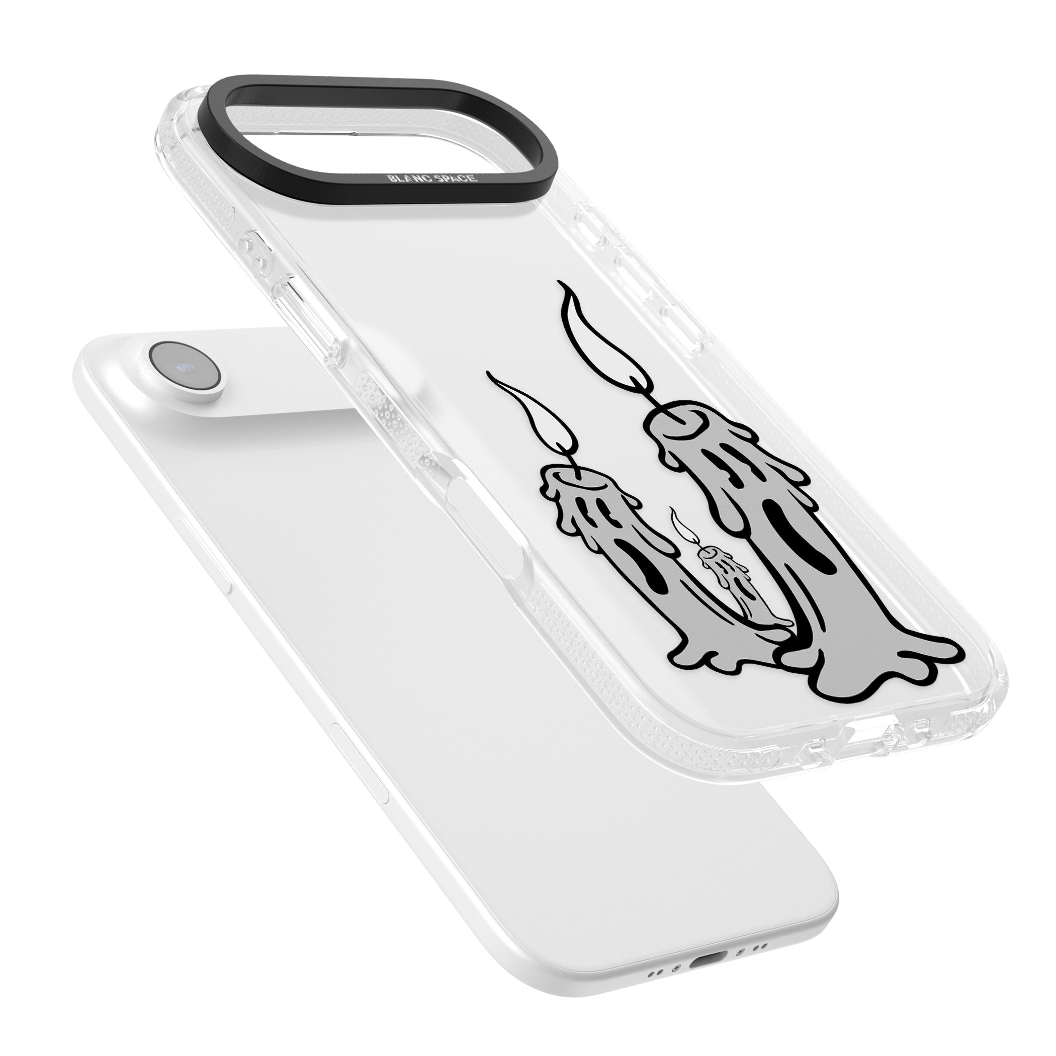 Candle Lit iPhone 17 Air Impact Air Clear Phone Case Colours