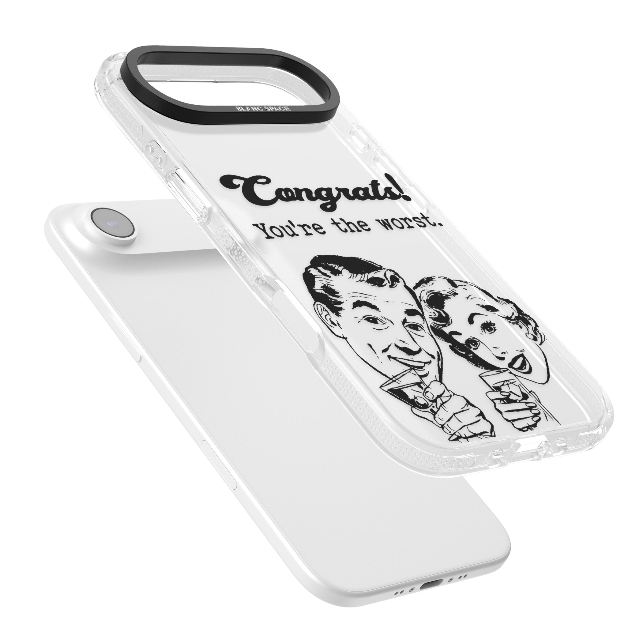 Congrats Youre The Worst iPhone 17 Air Impact Air Clear Phone Case Colours