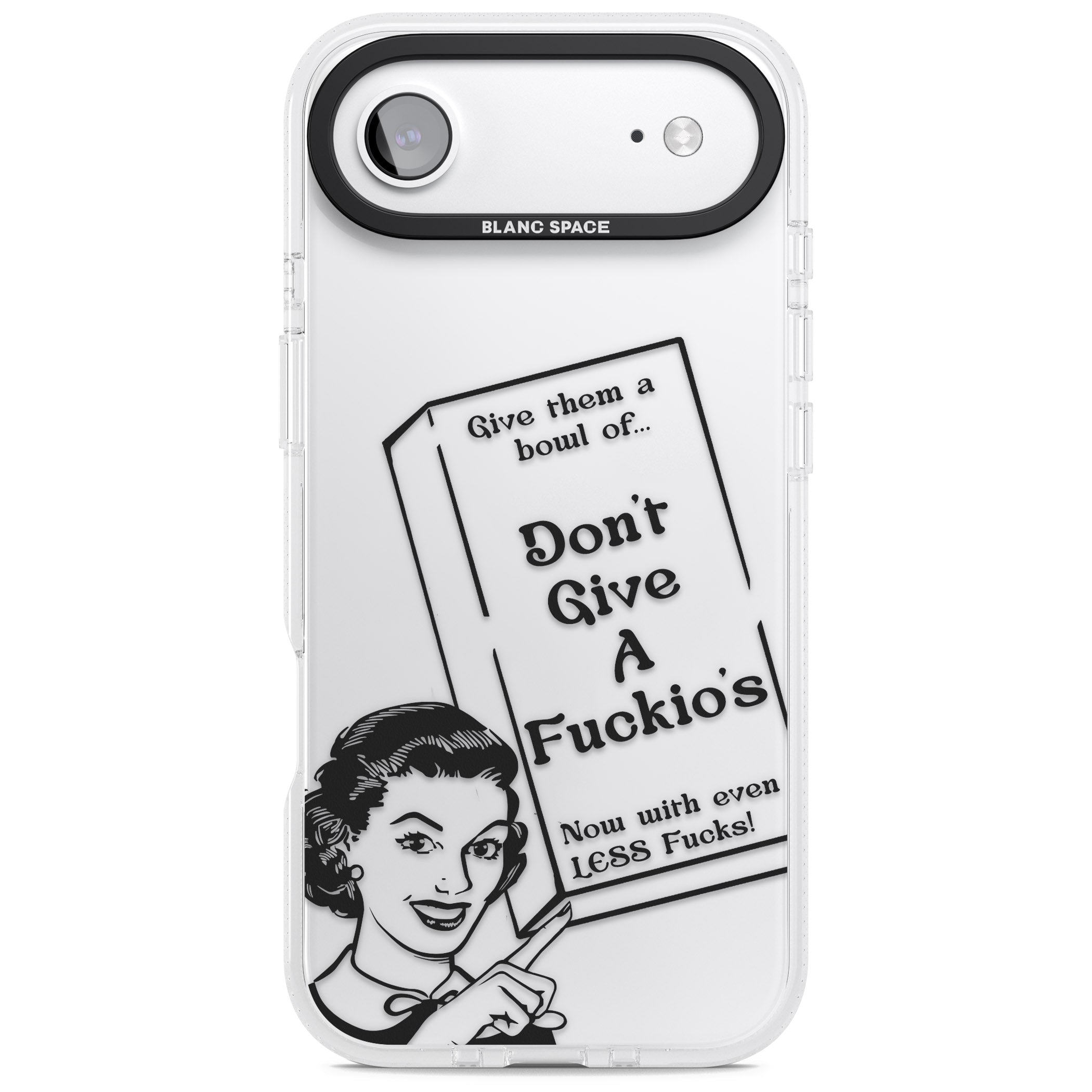 Dont Give A F Ckios Cereal iPhone 17 Air Impact Air Clear Phone Case
