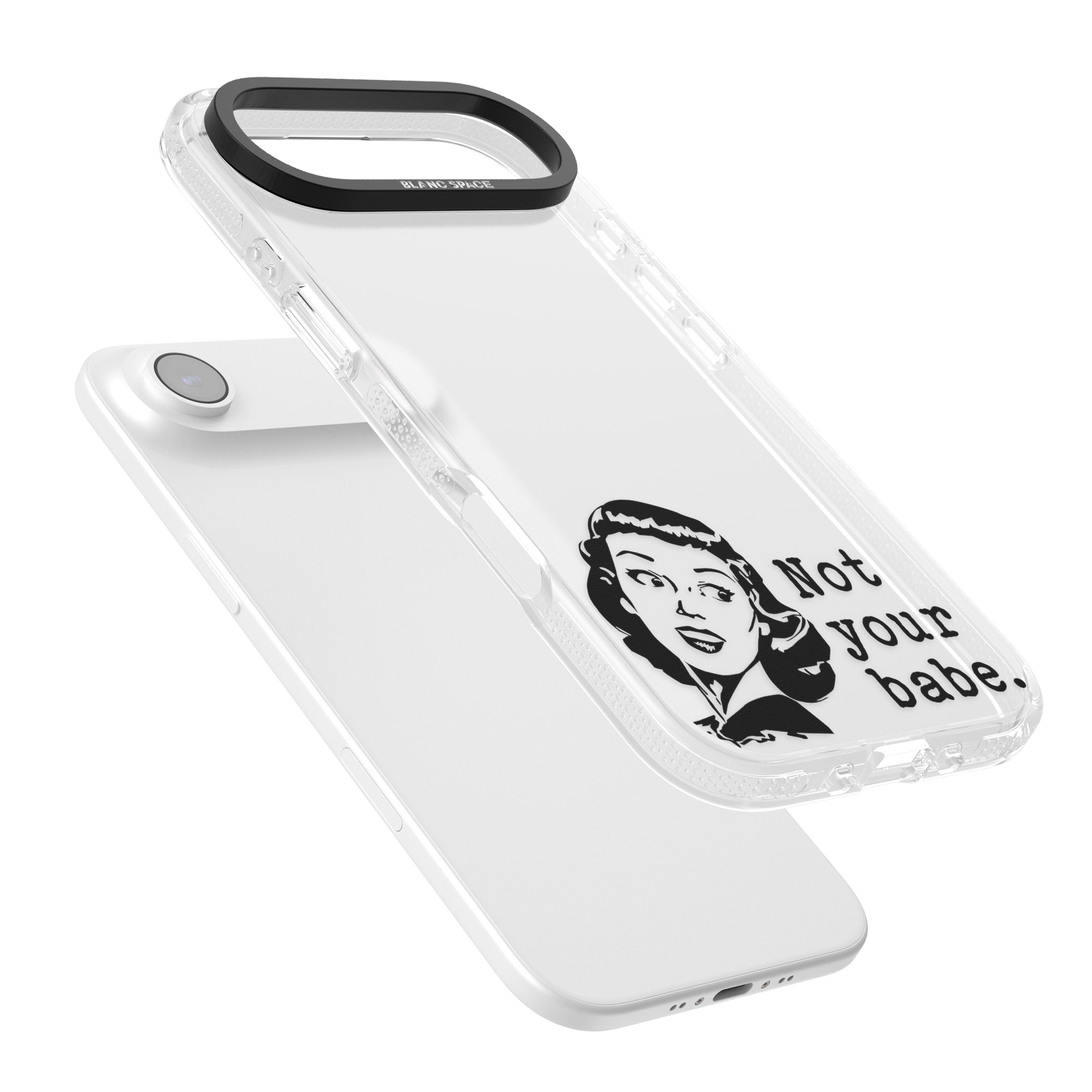 Not Your Babe iPhone 17 Air Impact Air Clear Phone Case Colours