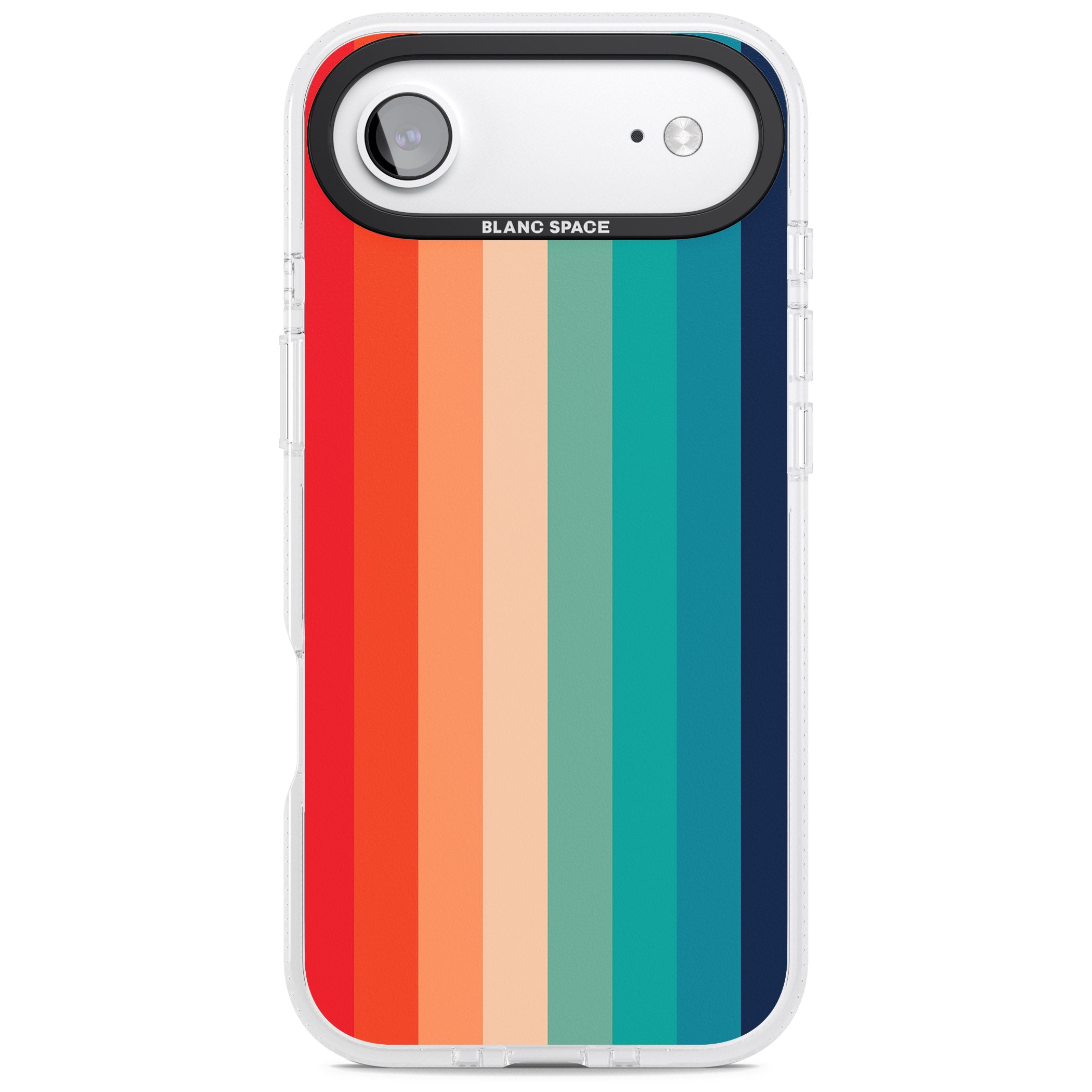 Retro 70'S Colour Palette iPhone 17 Air Impact Air Clear Phone Case