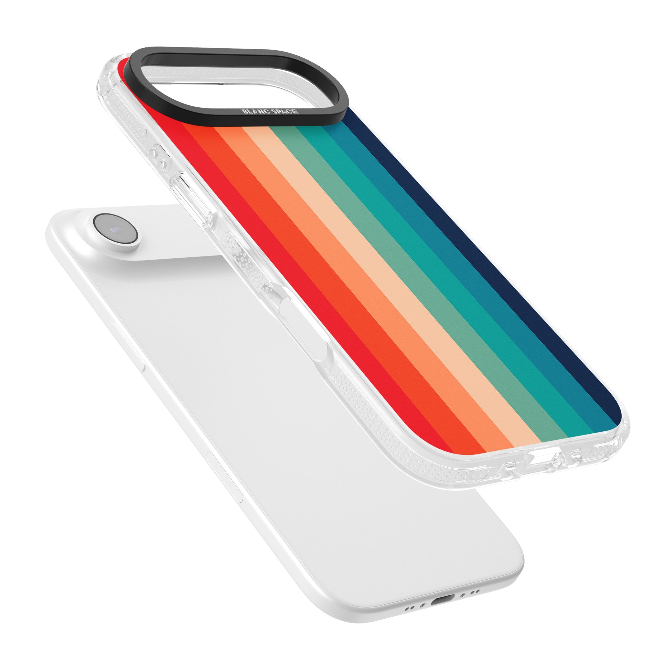 Retro 70'S Colour Palette iPhone 17 Air Impact Air Clear Phone Case Colours