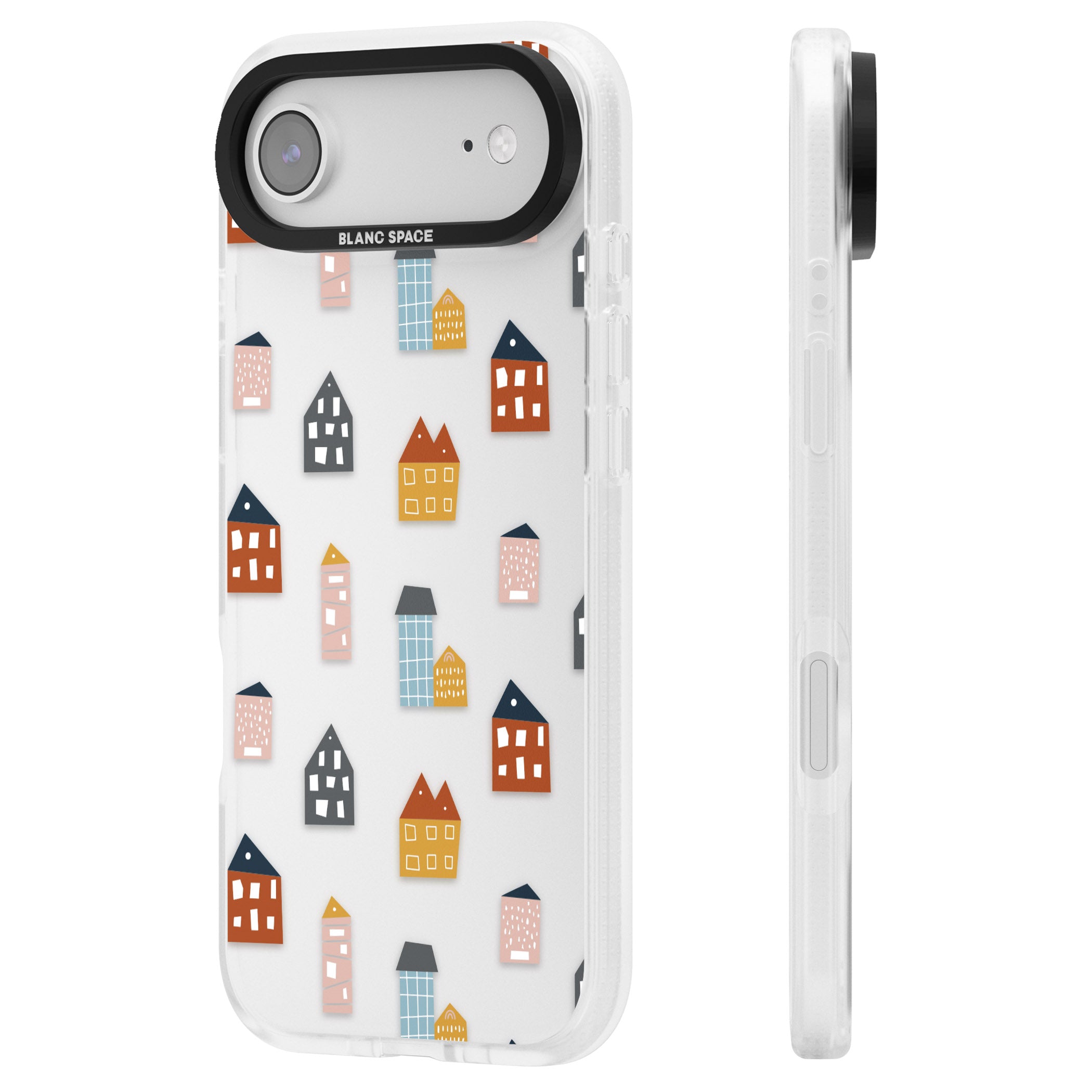 Scandi Village iPhone 17 Air Impact Air Clear Phone Case Side Profile