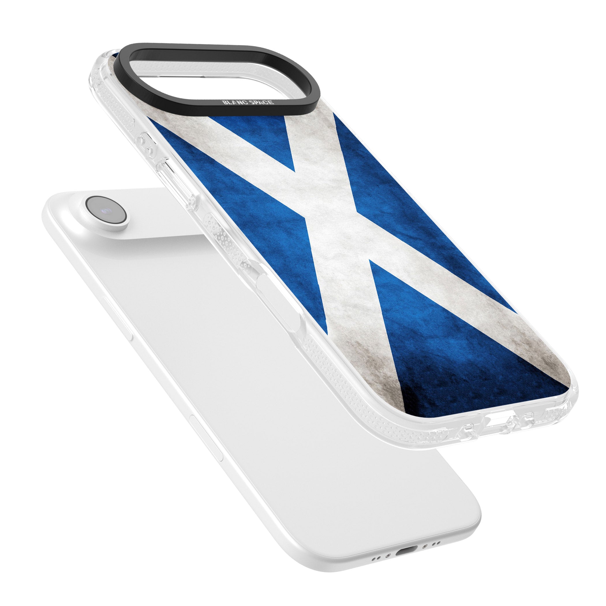 Scotland Saltire Flag iPhone 17 Air Impact Air Clear Phone Case Colours