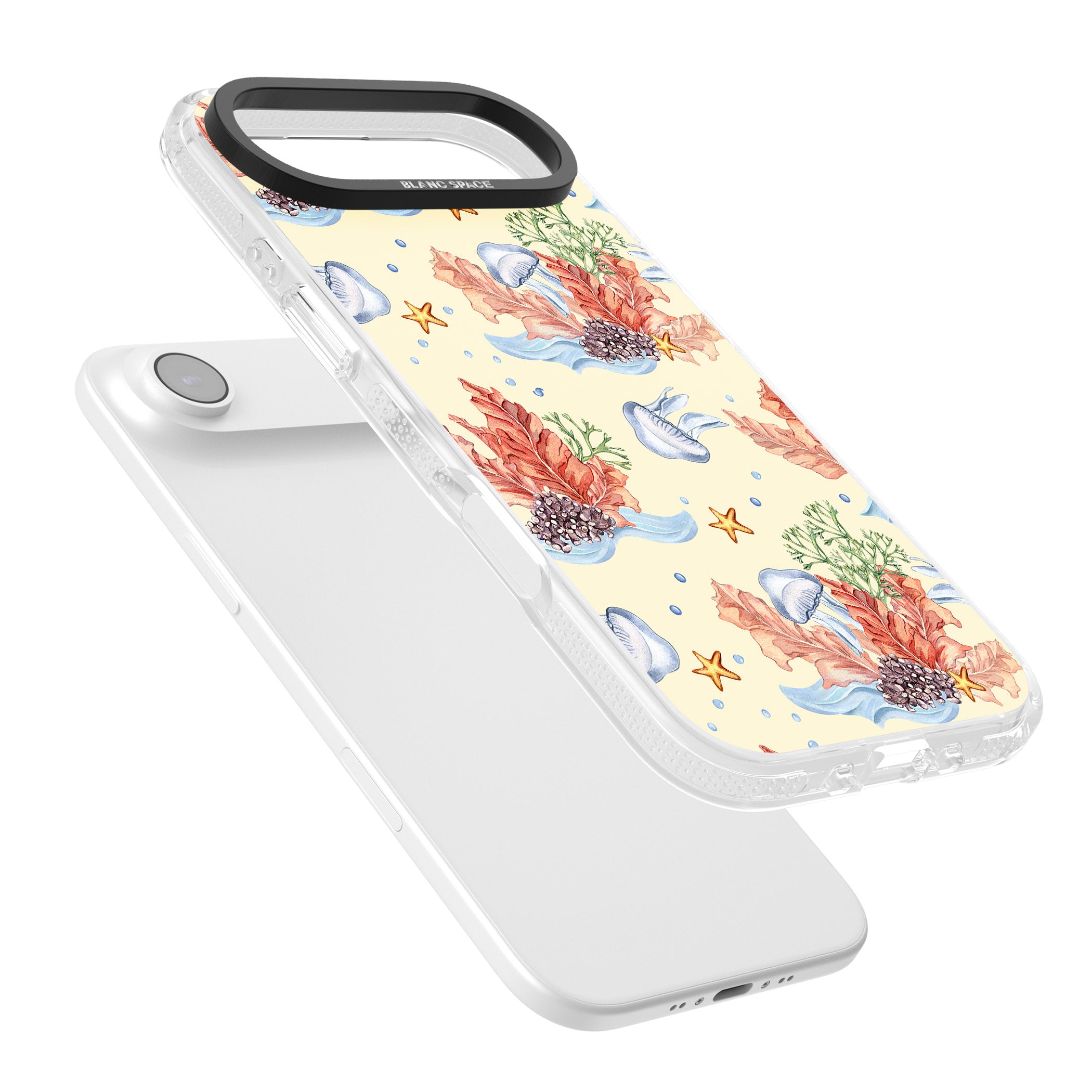 Coral Reef iPhone 17 Air Impact Air Clear Phone Case Colours