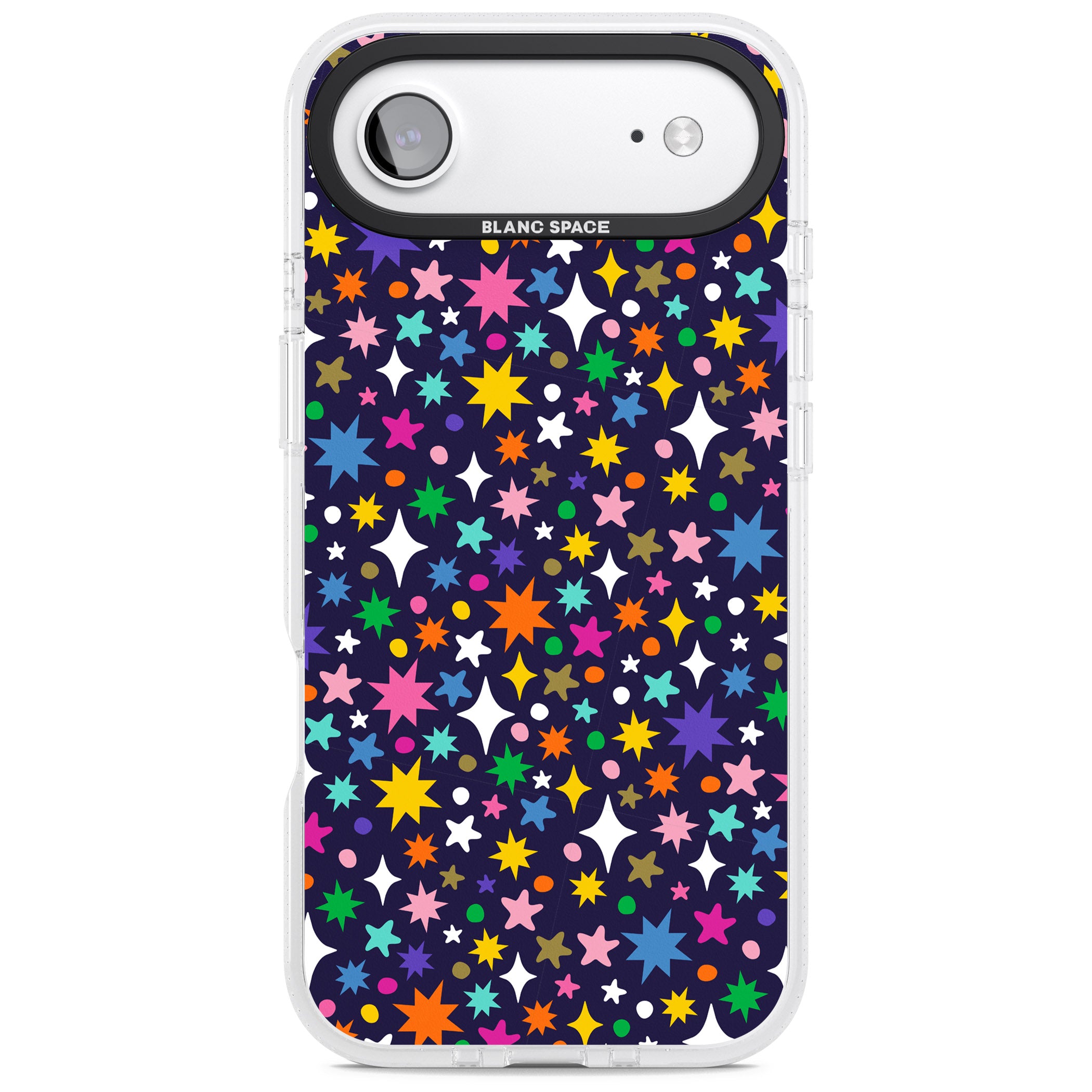 Rainbow Starburst (Purple) iPhone 17 Air Impact Air Clear Phone Case