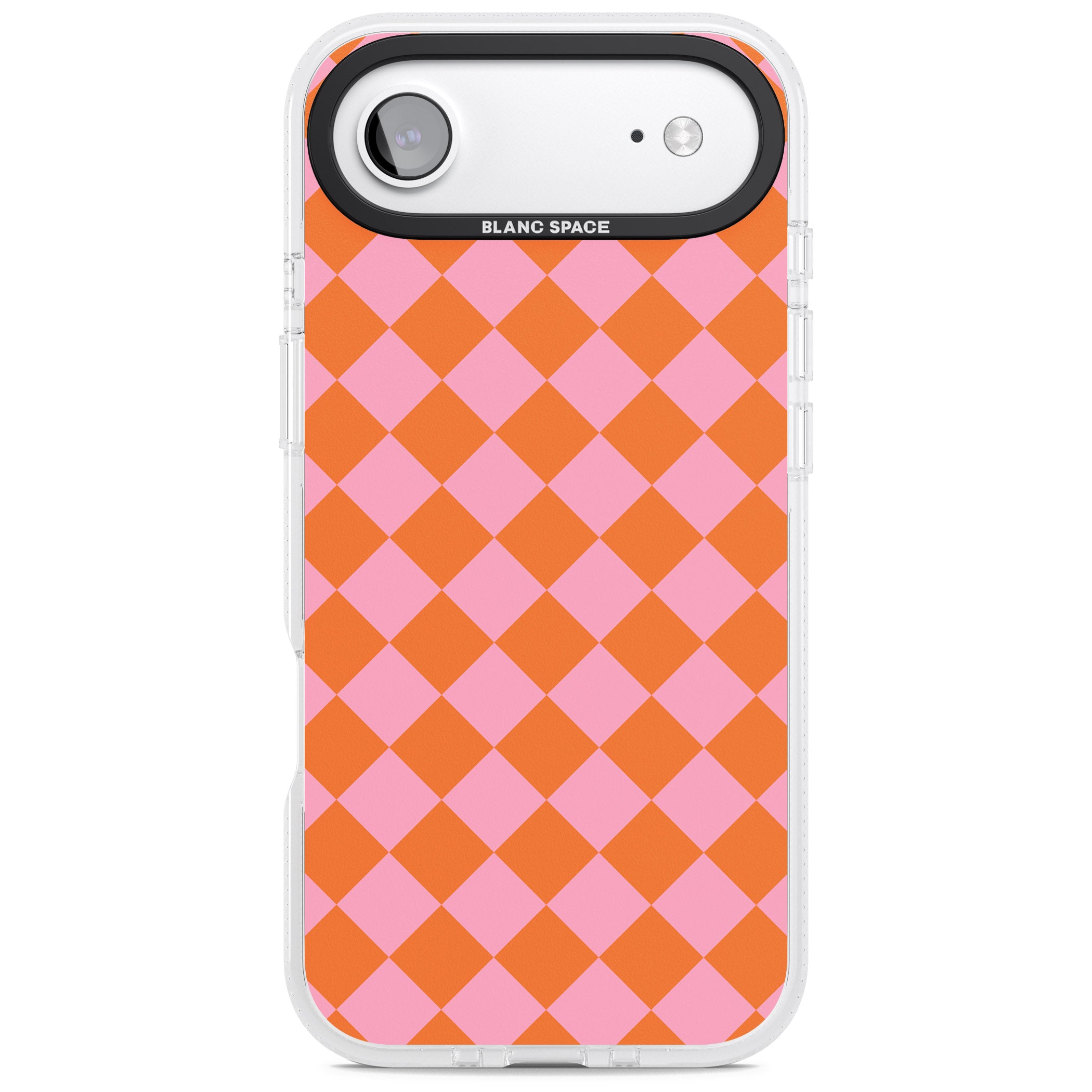 Retro Sunset Diamond Plaid iPhone 17 Air Impact Air Clear Phone Case