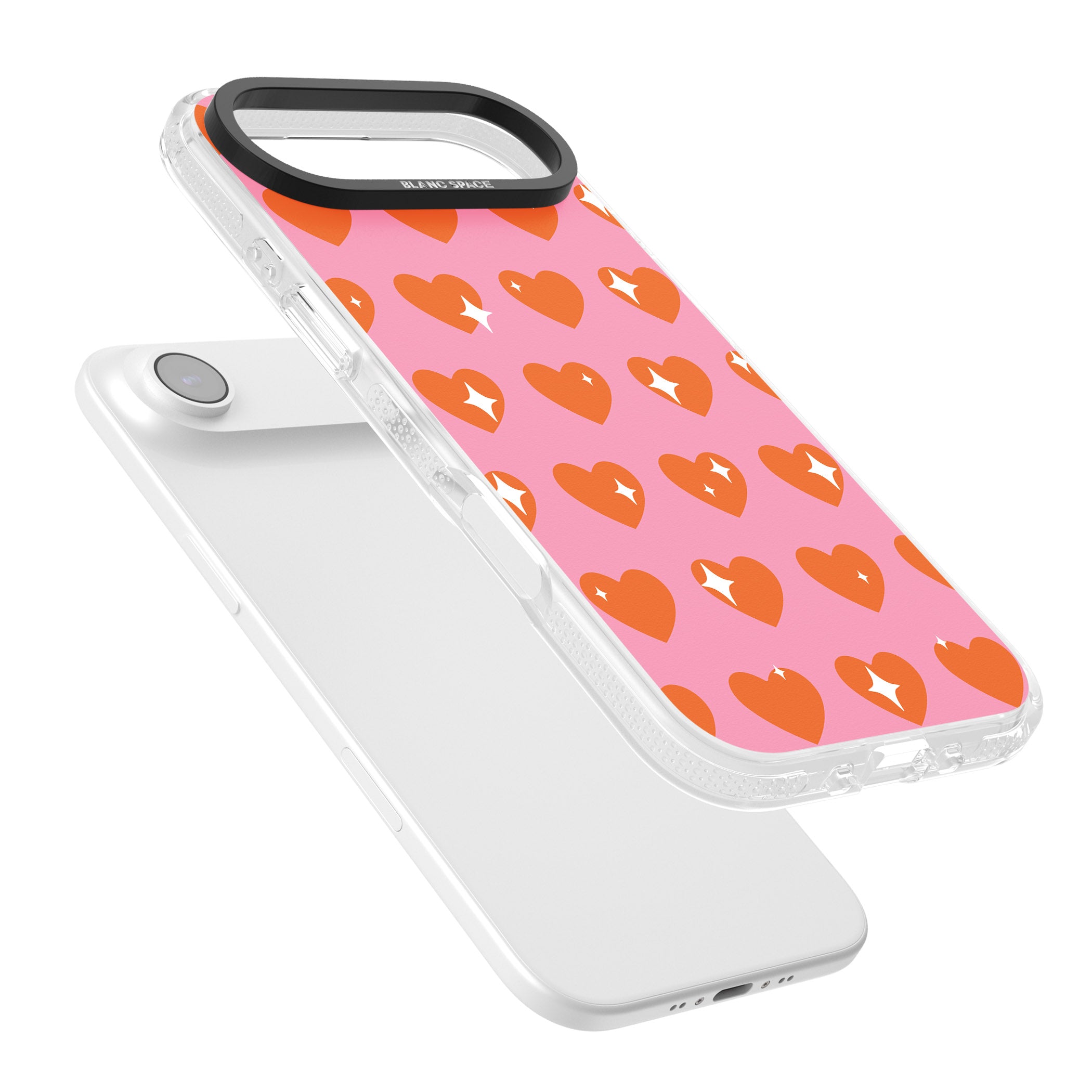 Sweet Hearts (Sunset) iPhone 17 Air Impact Air Clear Phone Case Colours