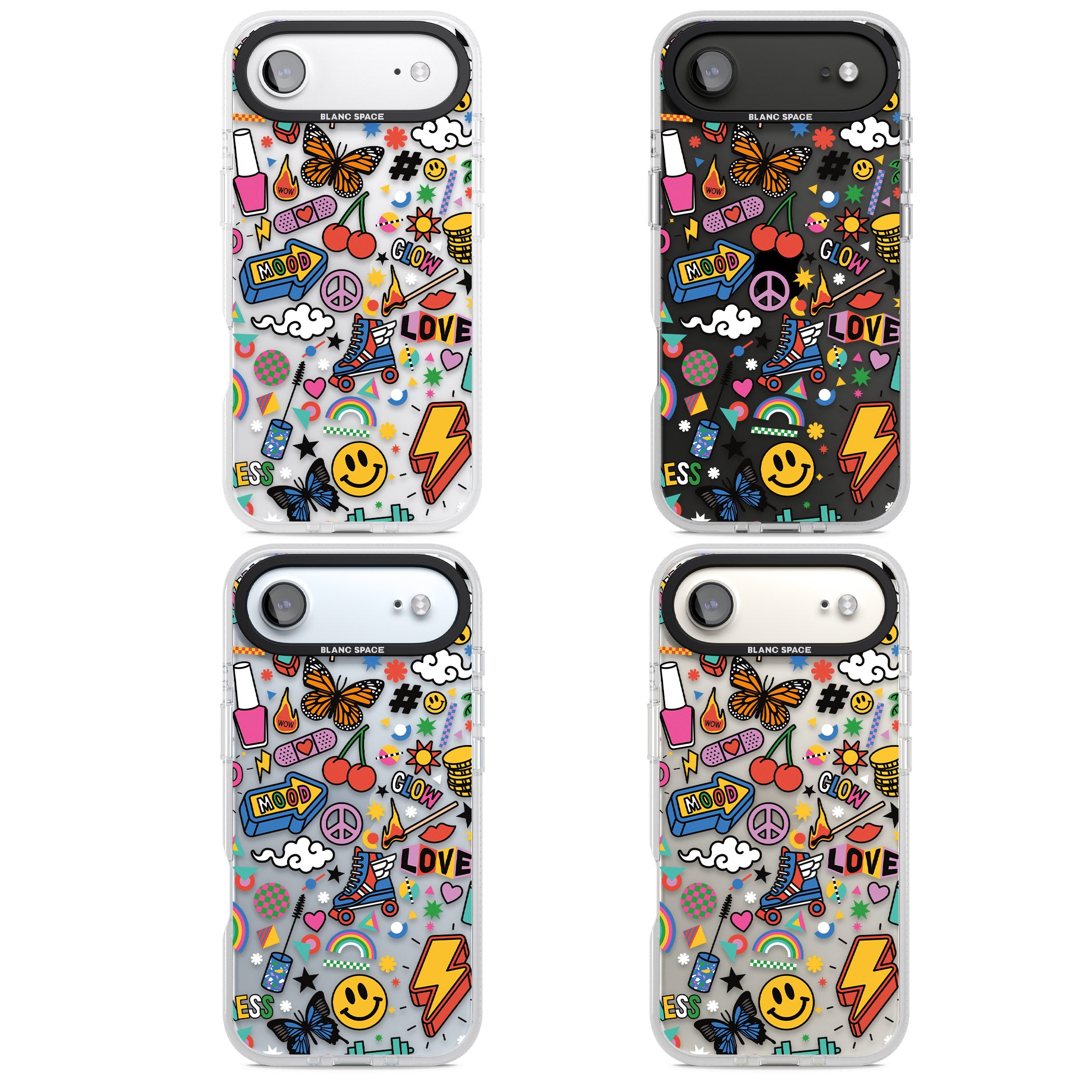 Electric Love iPhone 17 Air Impact Air Clear Phone Case APT Impact Protection