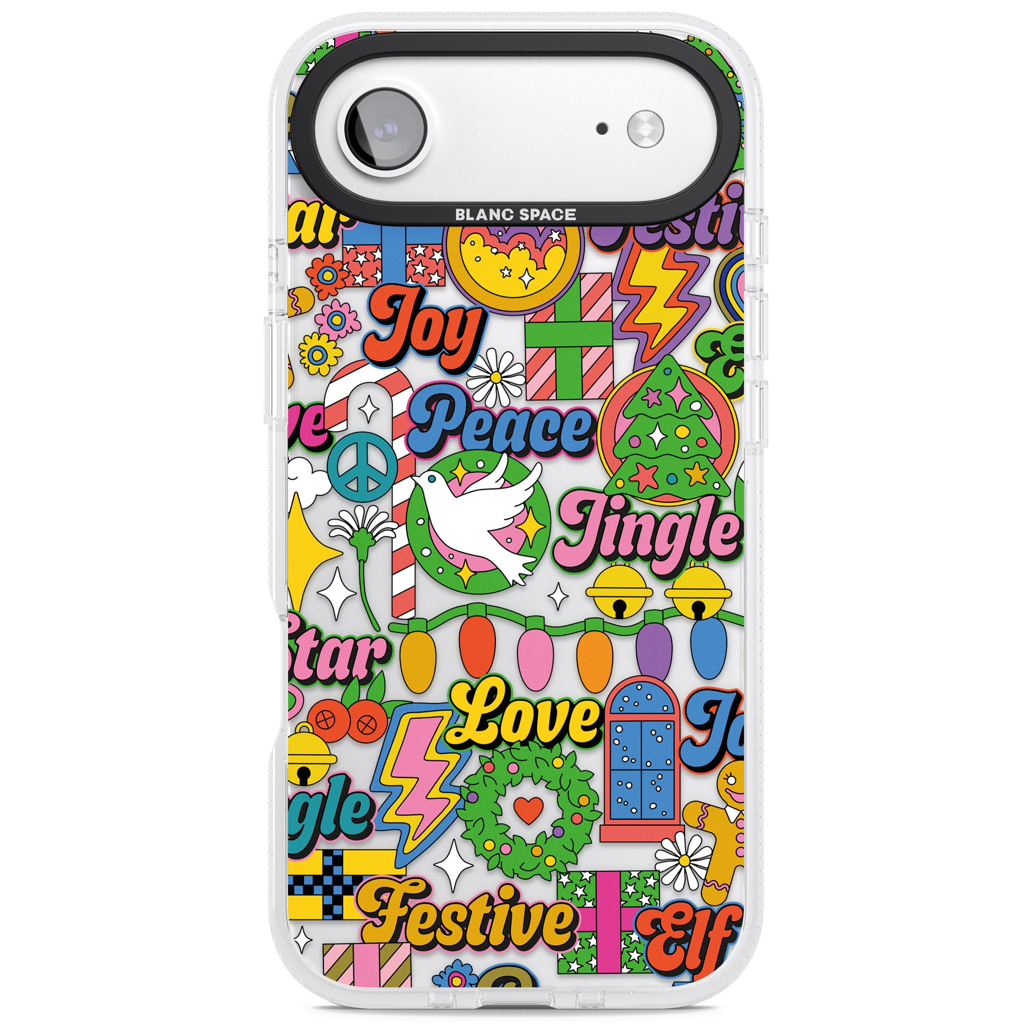 Peace & Festivities iPhone 17 Air Impact Air Clear Phone Case