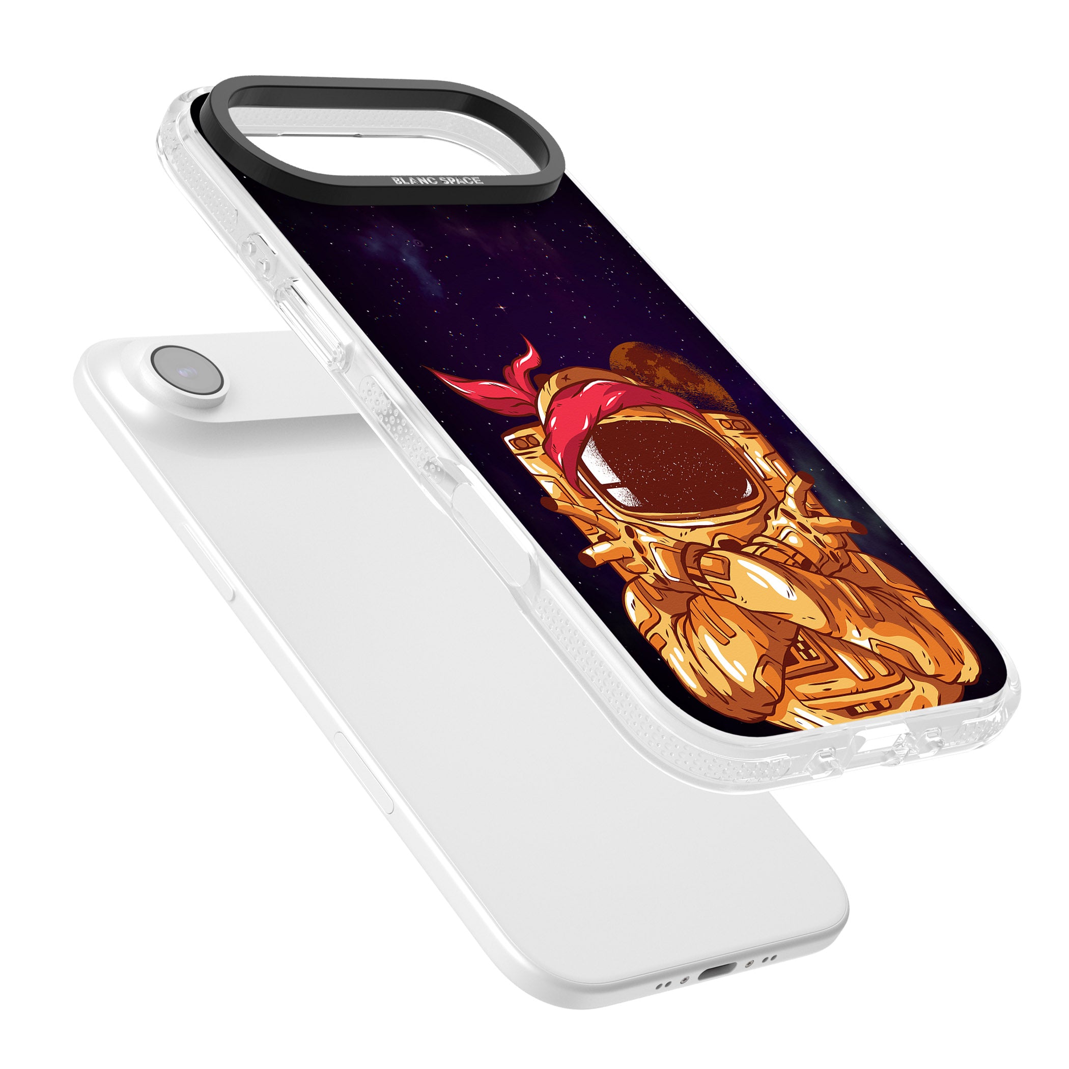 Space Gangster iPhone 17 Air Impact Air Clear Phone Case Colours