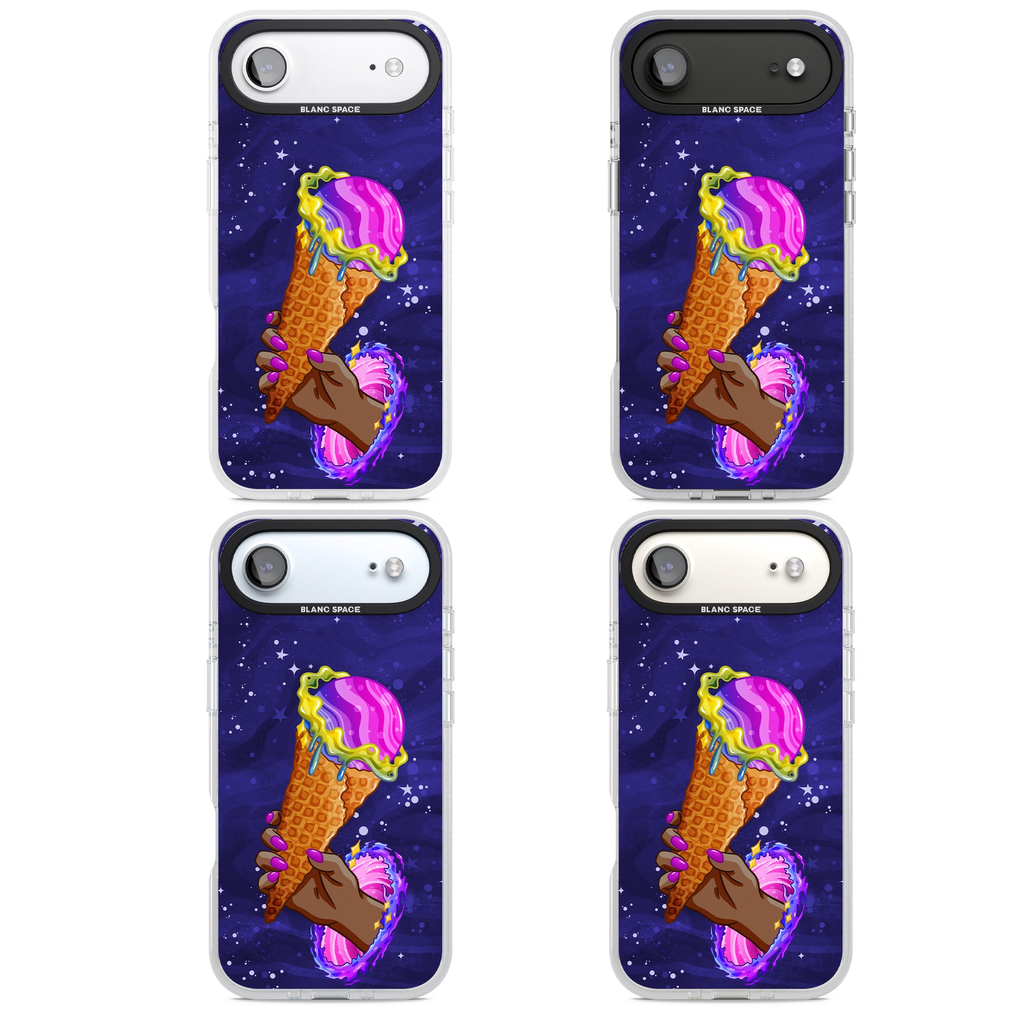 Interdimensional Ice Cream iPhone 17 Air Impact Air Clear Phone Case APT Impact Protection