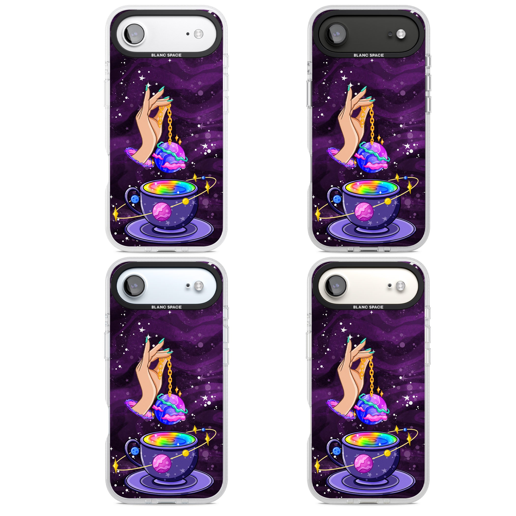 Space Tea iPhone 17 Air Impact Air Clear Phone Case APT Impact Protection