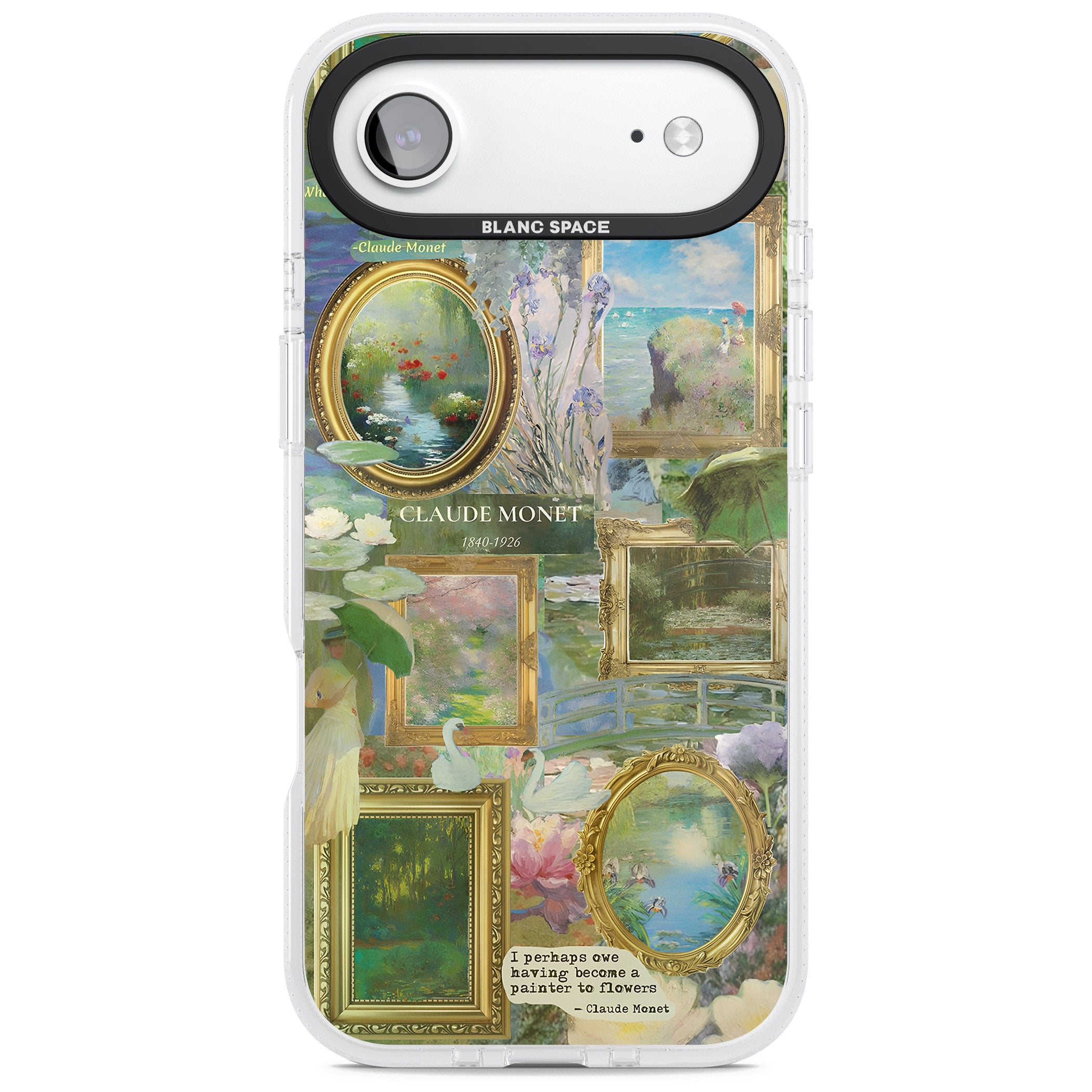 Vintage Floral Frames iPhone 17 Air Impact Air Clear Phone Case