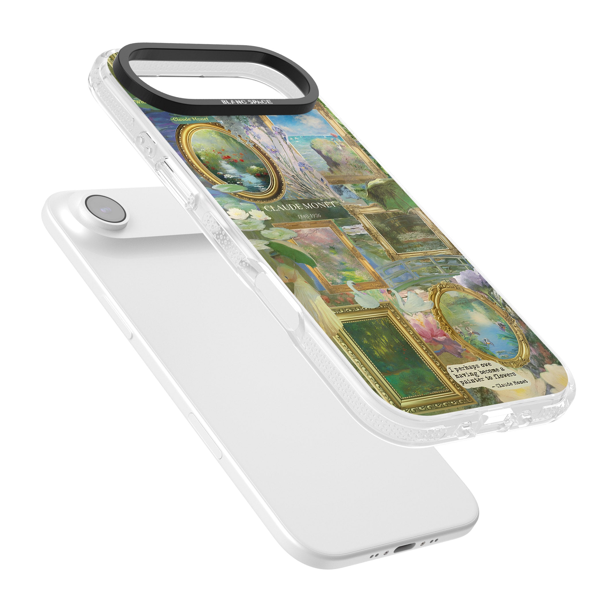 Vintage Floral Frames iPhone 17 Air Impact Air Clear Phone Case Colours