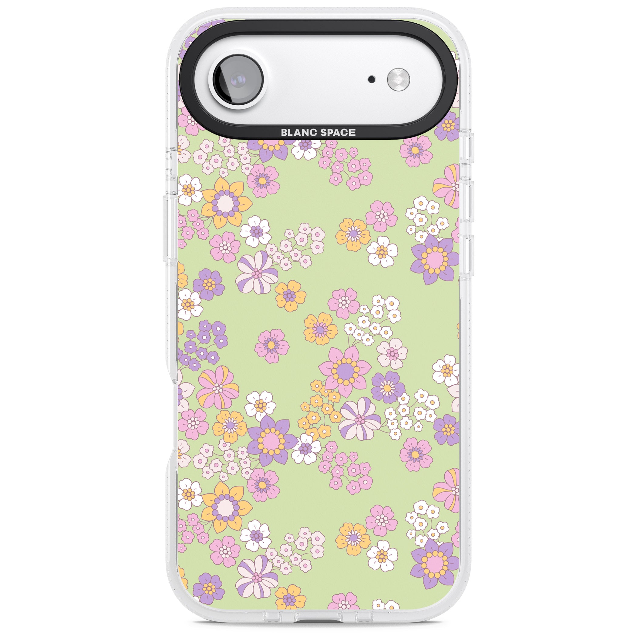 Grass Green Flowers iPhone 17 Air Impact Air Clear Phone Case