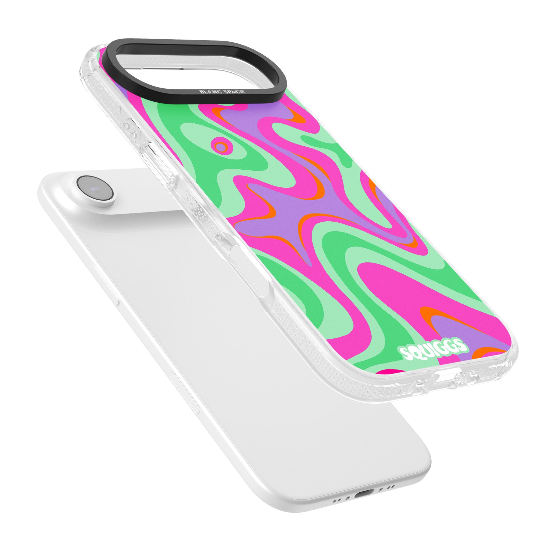 Pink Lava iPhone 17 Air Impact Air Clear Phone Case Colours