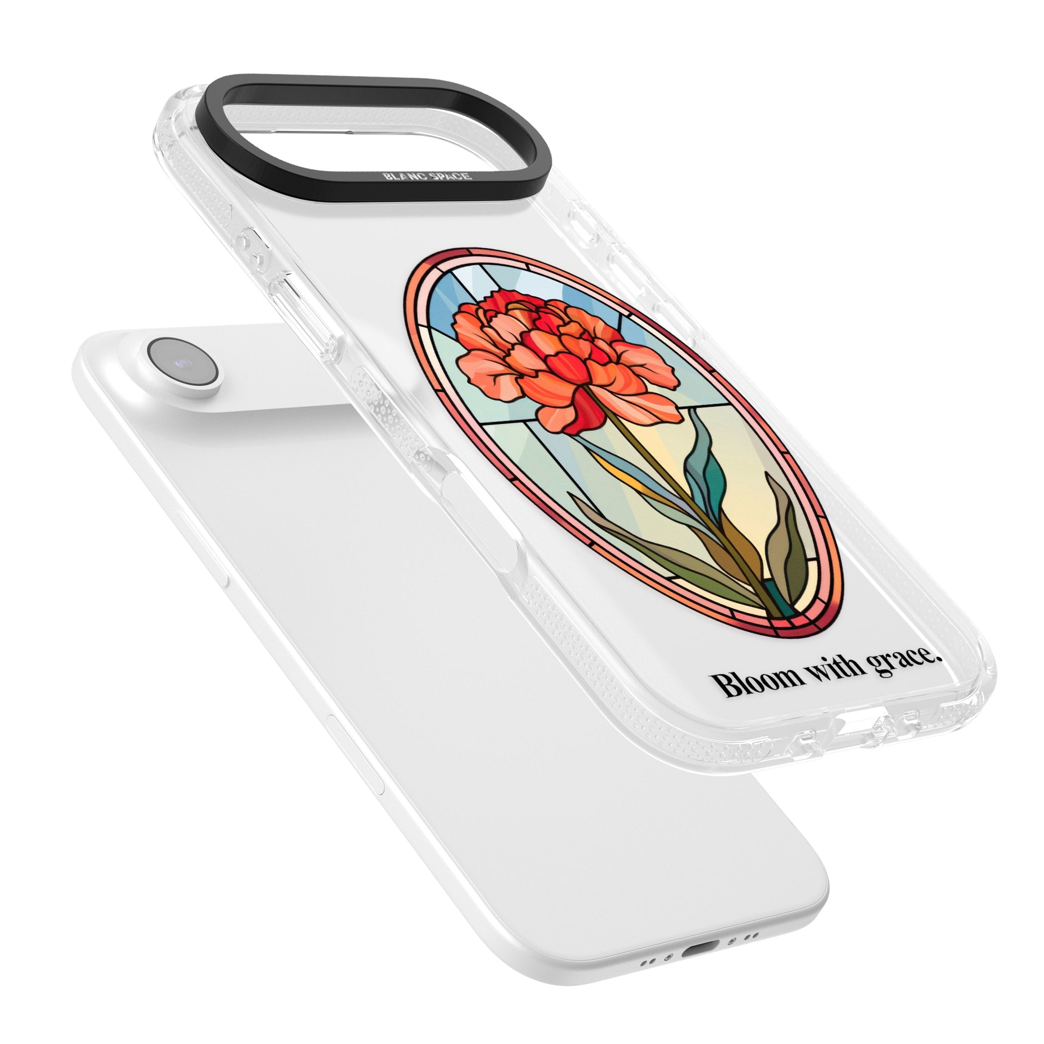 Bloom With Grace iPhone 17 Air Impact Air Clear Phone Case Colours
