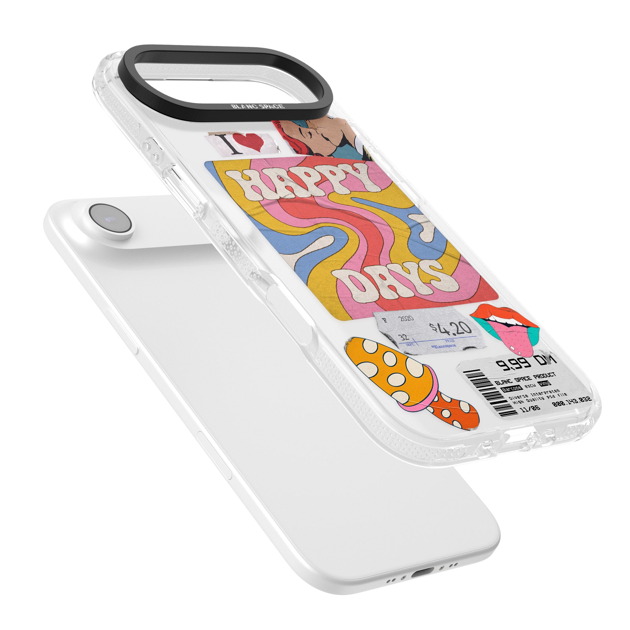 Groovy Trip iPhone 17 Air Impact Air Clear Phone Case Colours