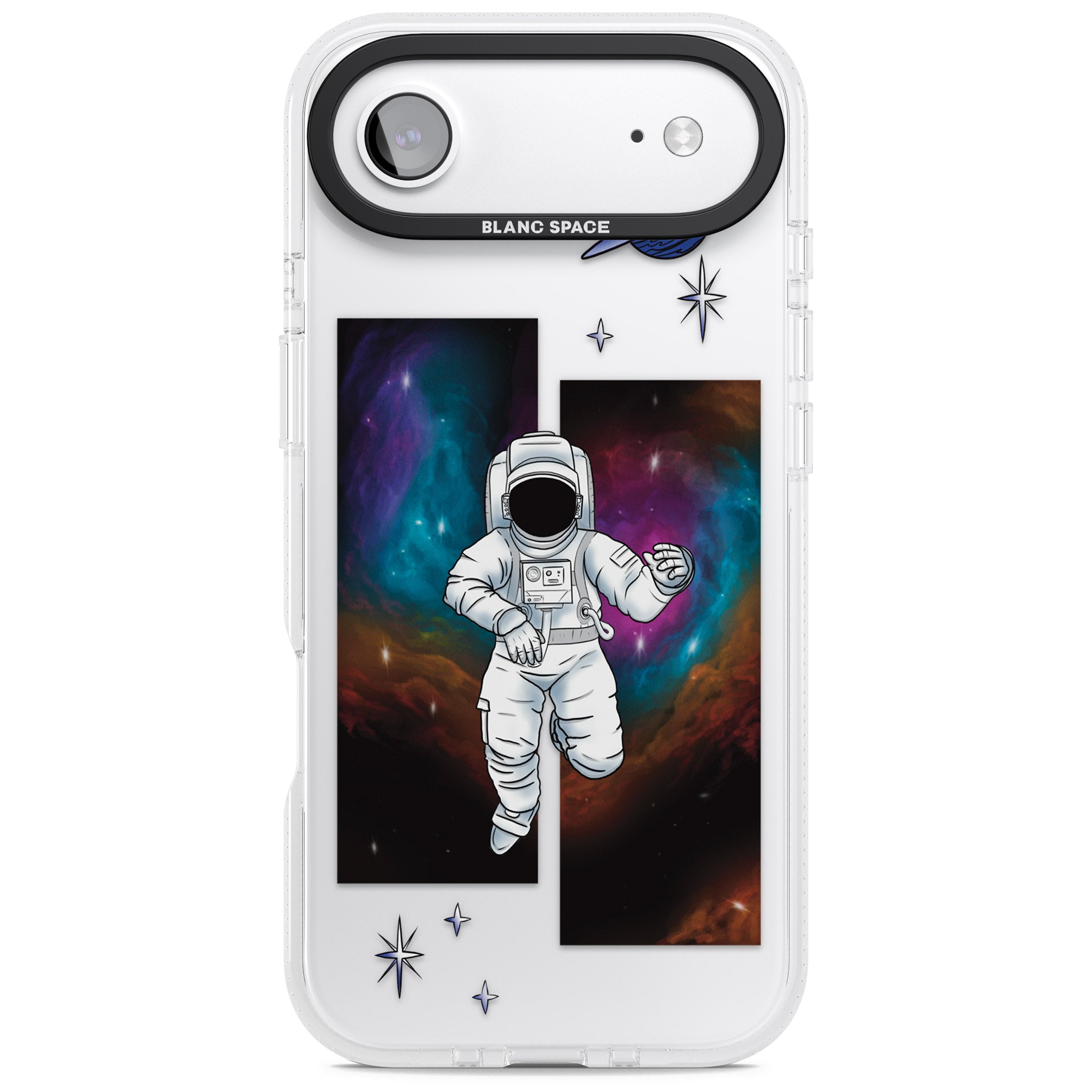 Escape The Nebula iPhone 17 Air Impact Air Clear Phone Case
