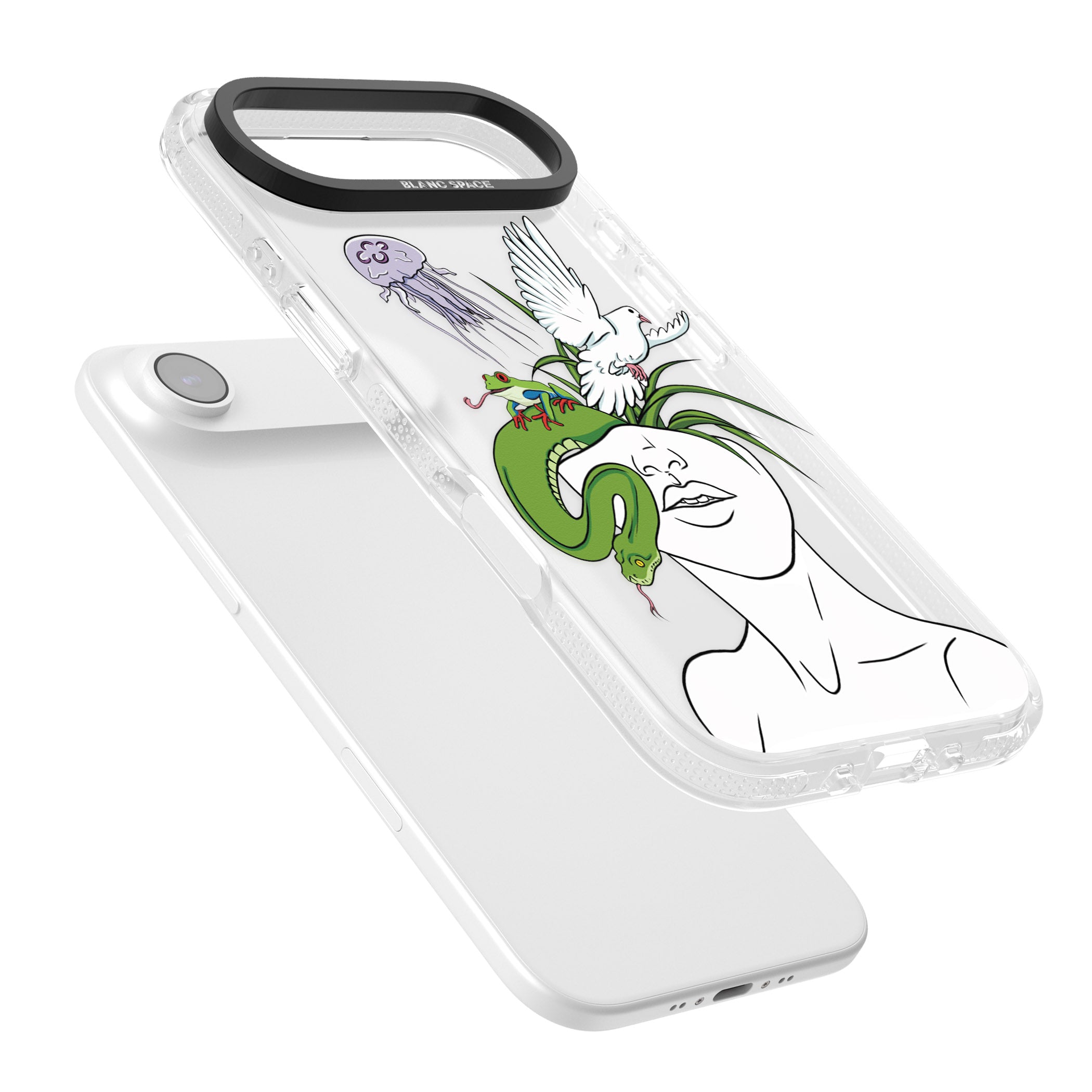 Wild Thoughts iPhone 17 Air Impact Air Clear Phone Case Colours