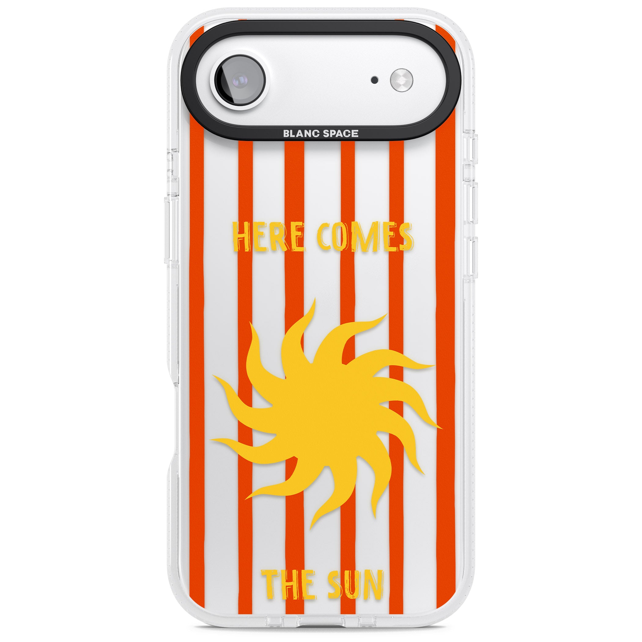 Here Comes The Sun iPhone 17 Air Impact Air Clear Phone Case