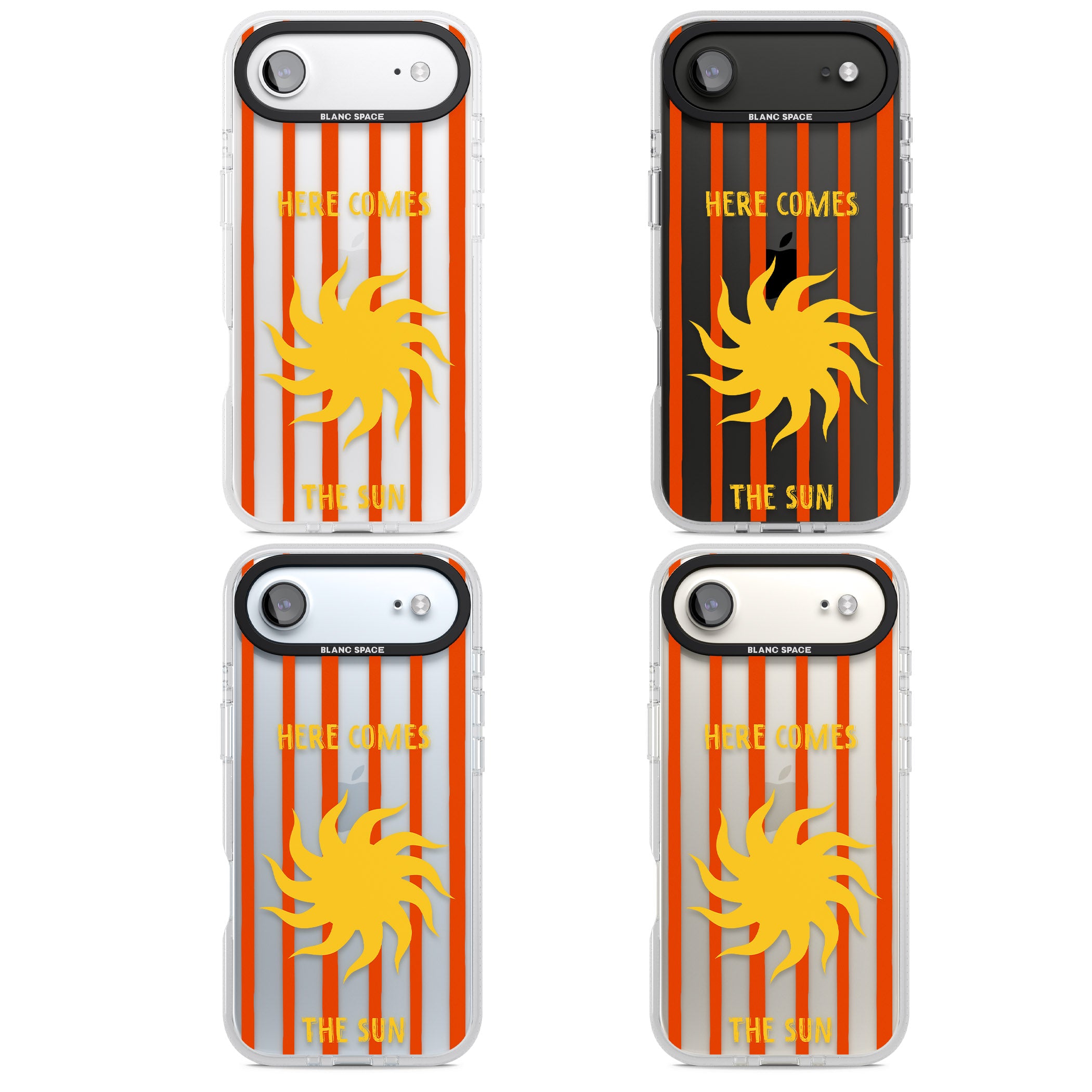 Here Comes The Sun iPhone 17 Air Impact Air Clear Phone Case APT Impact Protection
