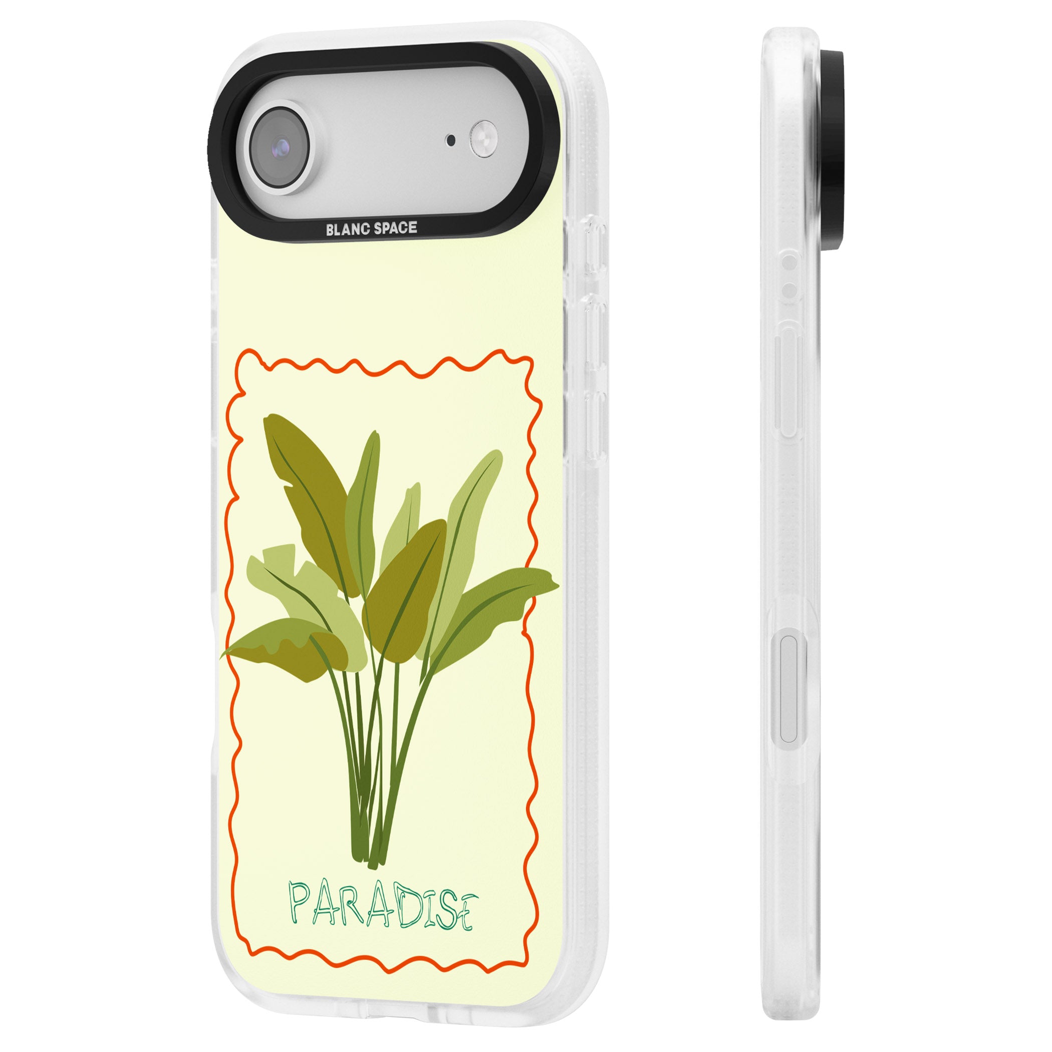 Paradies Plant iPhone 17 Air Impact Air Clear Phone Case Side Profile