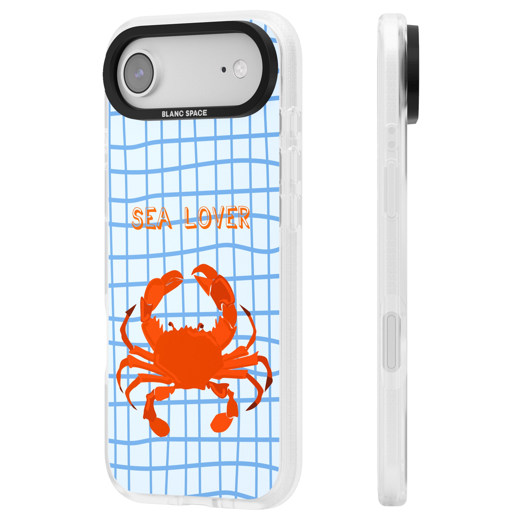 Sea Lover iPhone 17 Air Impact Air Clear Phone Case Side Profile