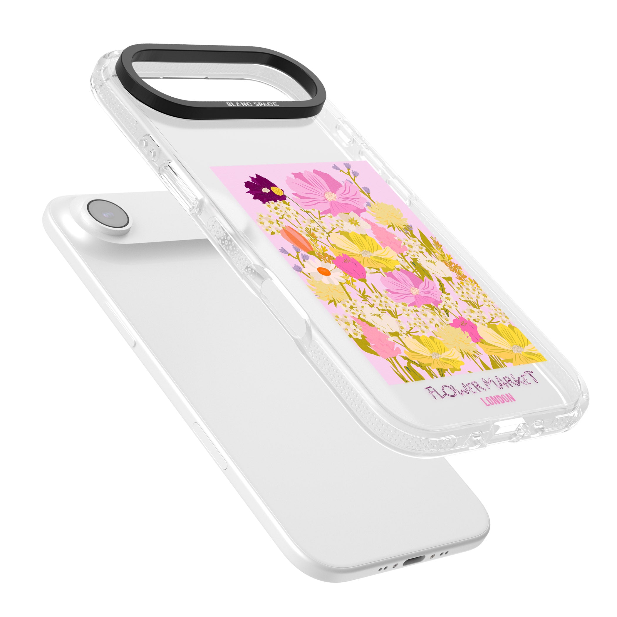 Flower Market iPhone 17 Air Impact Air Clear Phone Case Colours