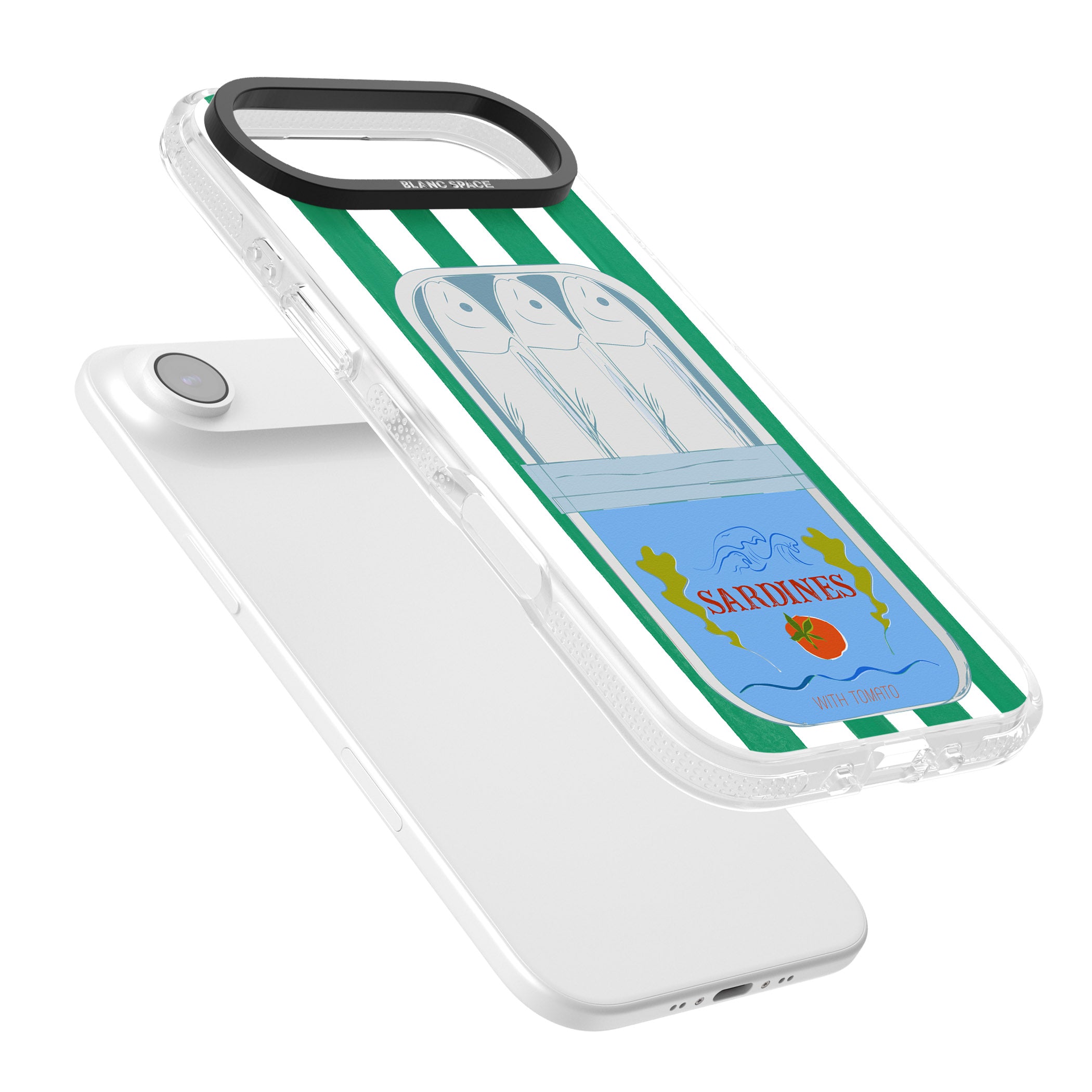 Italian Coastal Sardines iPhone 17 Air Impact Air Clear Phone Case Colours