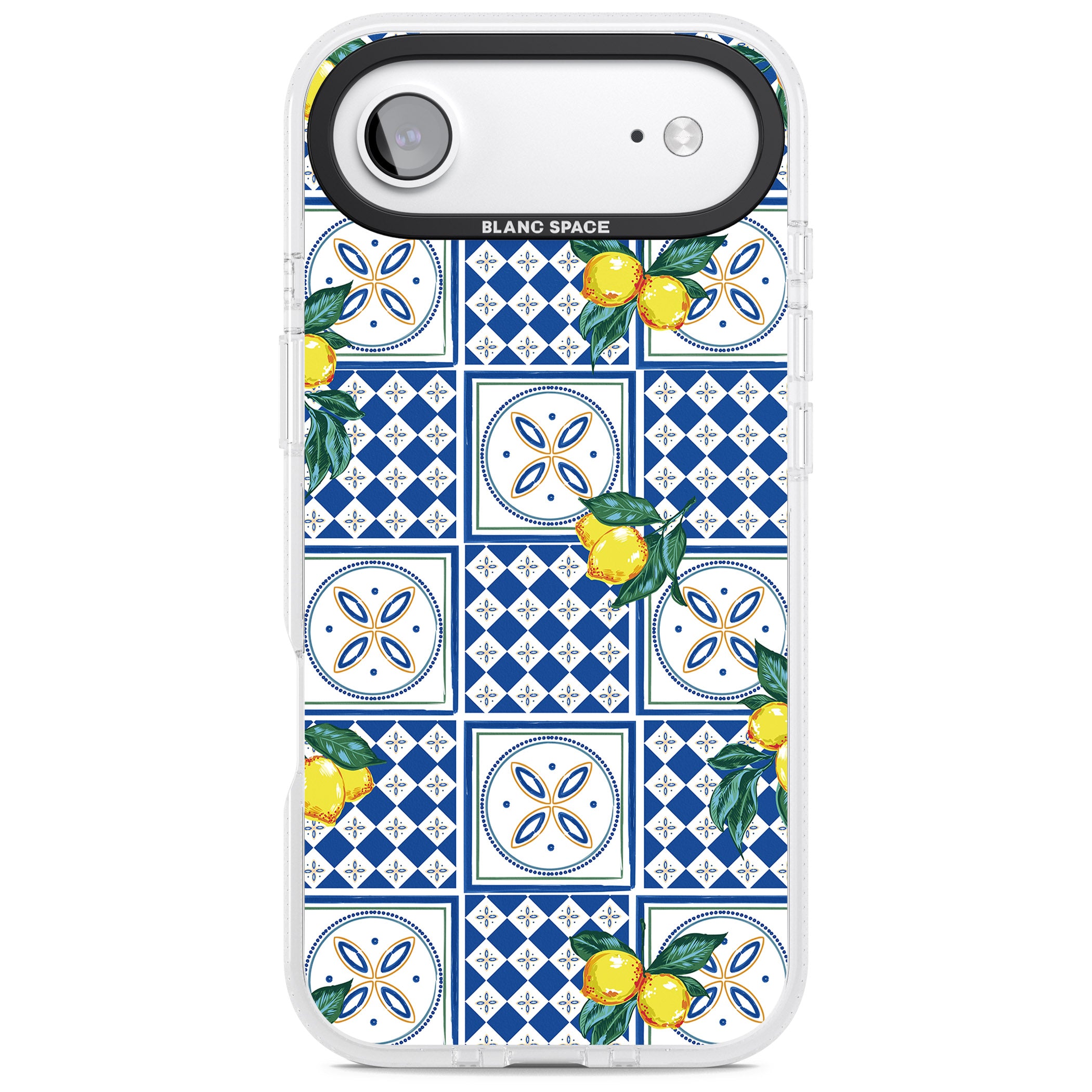 Lemon Tiles iPhone 17 Air Impact Air Clear Phone Case