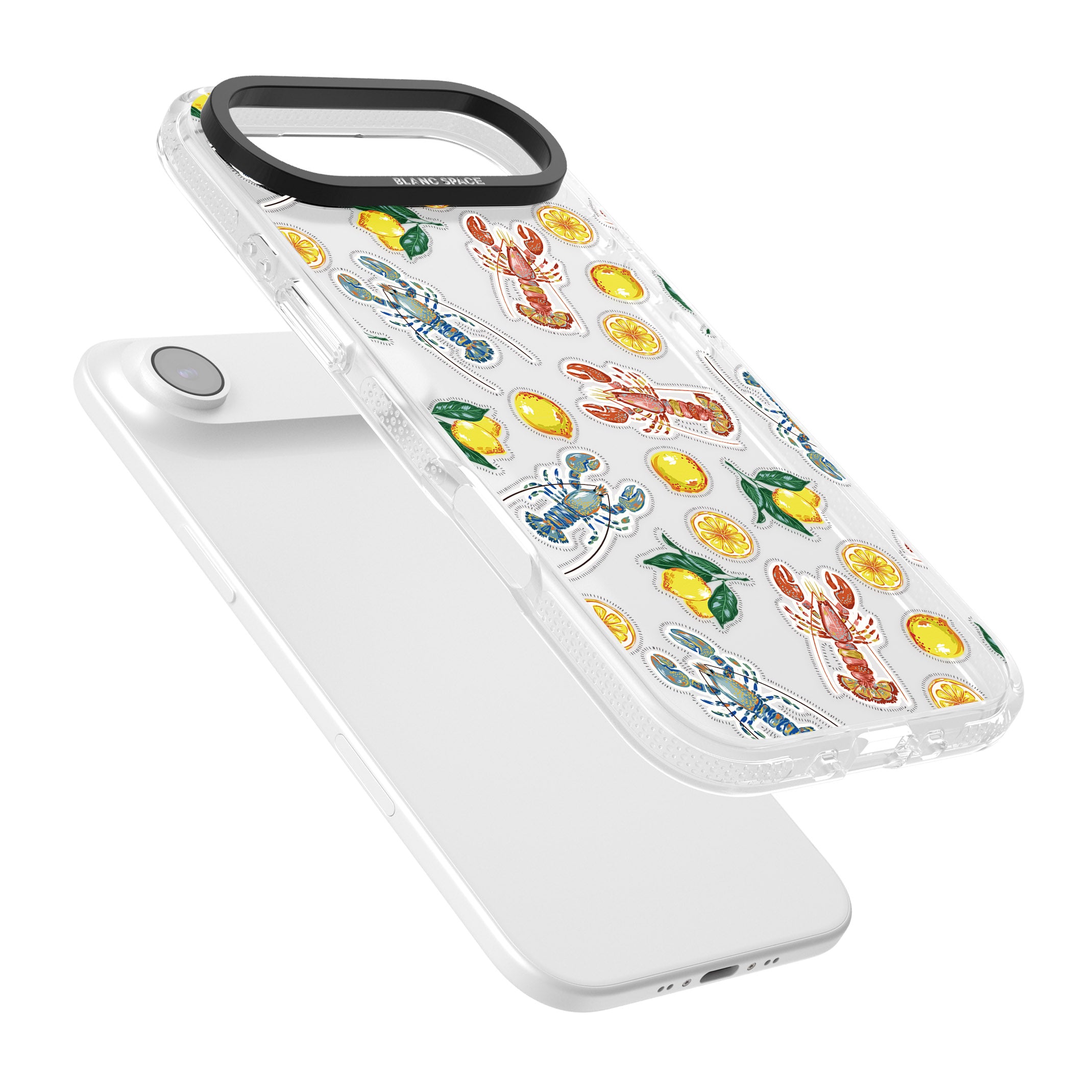 Lemons & Lobsters iPhone 17 Air Impact Air Clear Phone Case Colours